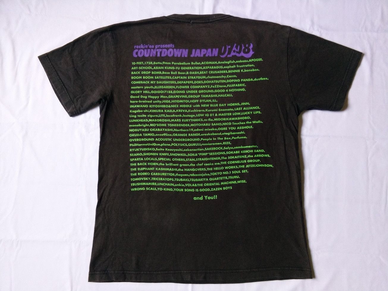 Band Tees Rockin'on Present Countdown Japan 07 08 List Band and Brand Size US L / EU 52-54 / 3 - 3 Thumbnail