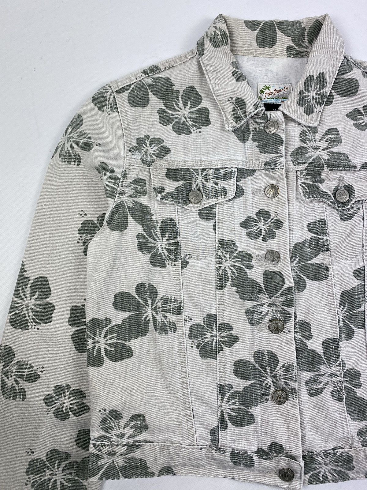 Polo Ralph Lauren Polo jeans co Ralph Lauren Hawaiian Faded trucker jacket Size M / US 6-8 / IT 42-44 - 7 Thumbnail