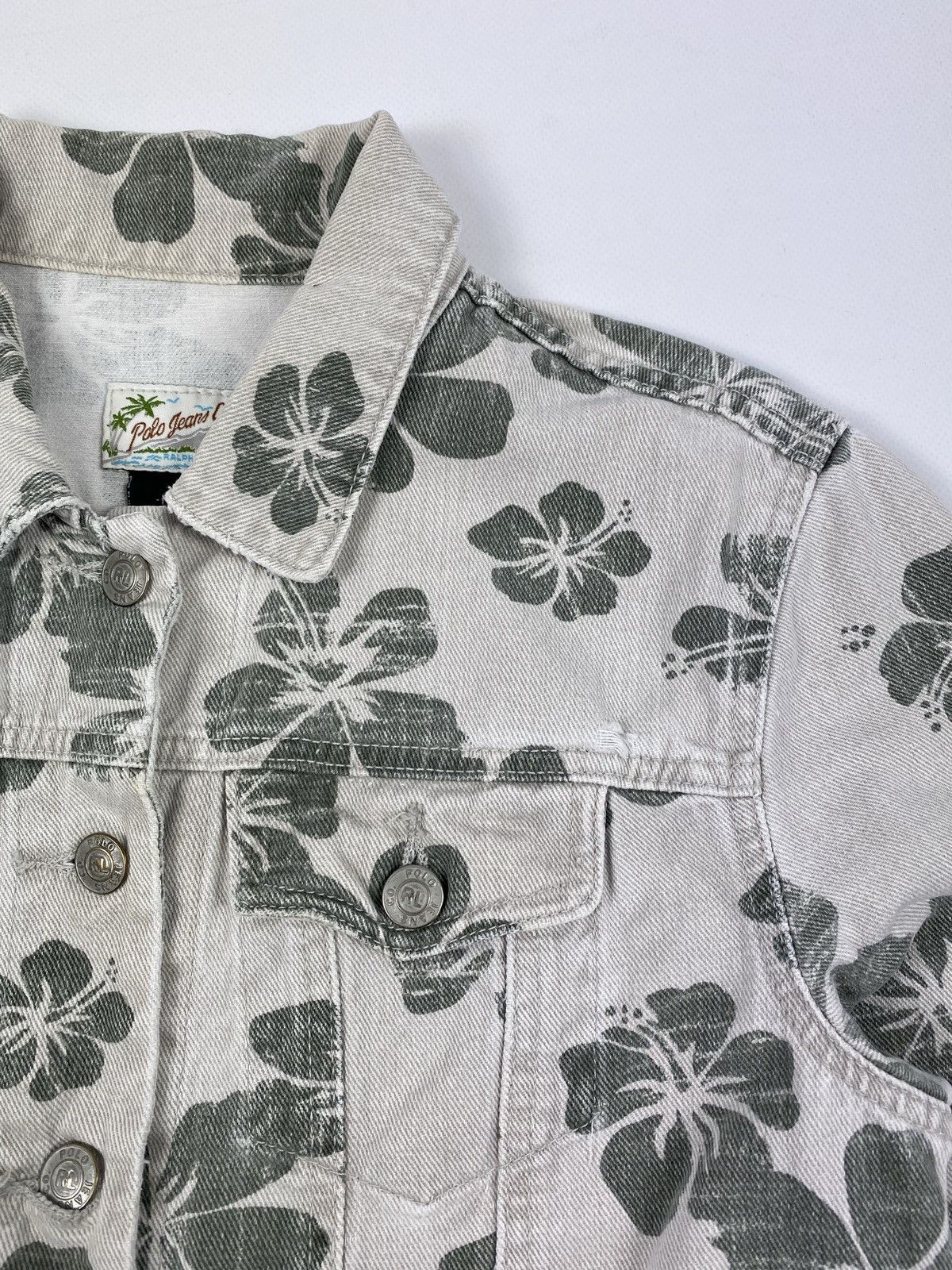 Polo Ralph Lauren Polo jeans co Ralph Lauren Hawaiian Faded trucker jacket Size M / US 6-8 / IT 42-44 - 6 Thumbnail