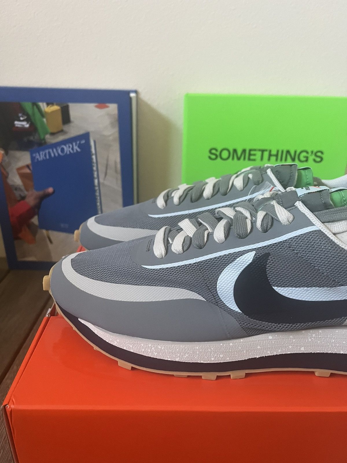 CLOT × Nike × Sacai Nike Sacai Clot Kiss of Death LDWaffle Size US 12 / EU 45 - 2 Thumbnail