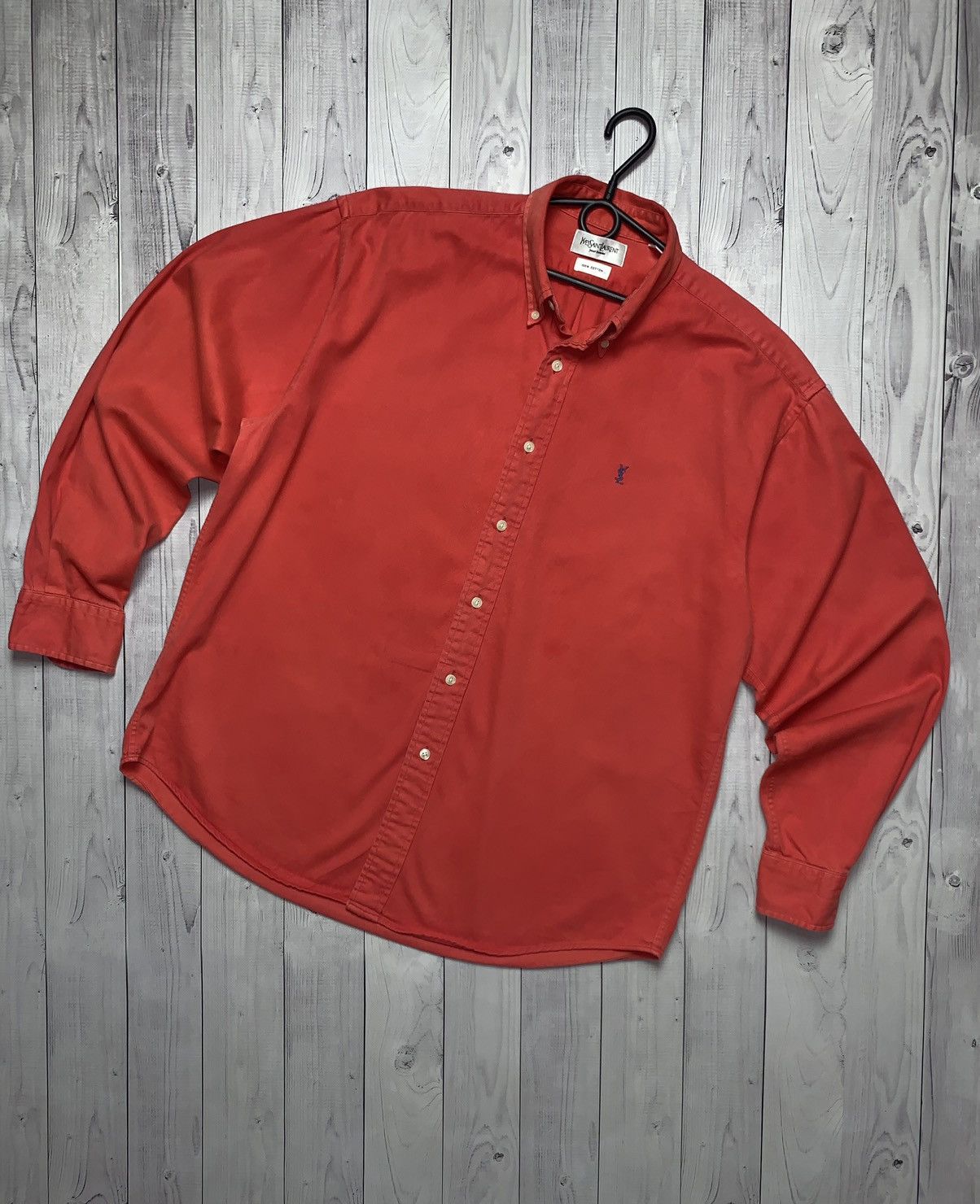 Yves Saint Laurent Vintage Yves Saint Laurent shirt logo size L Size US L / EU 52-54 / 3 - 1 Thumbnail