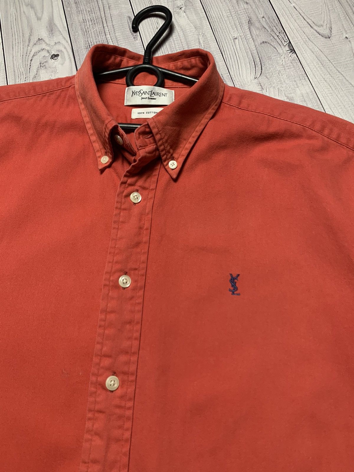 Yves Saint Laurent Vintage Yves Saint Laurent shirt logo size L Size US L / EU 52-54 / 3 - 4 Thumbnail