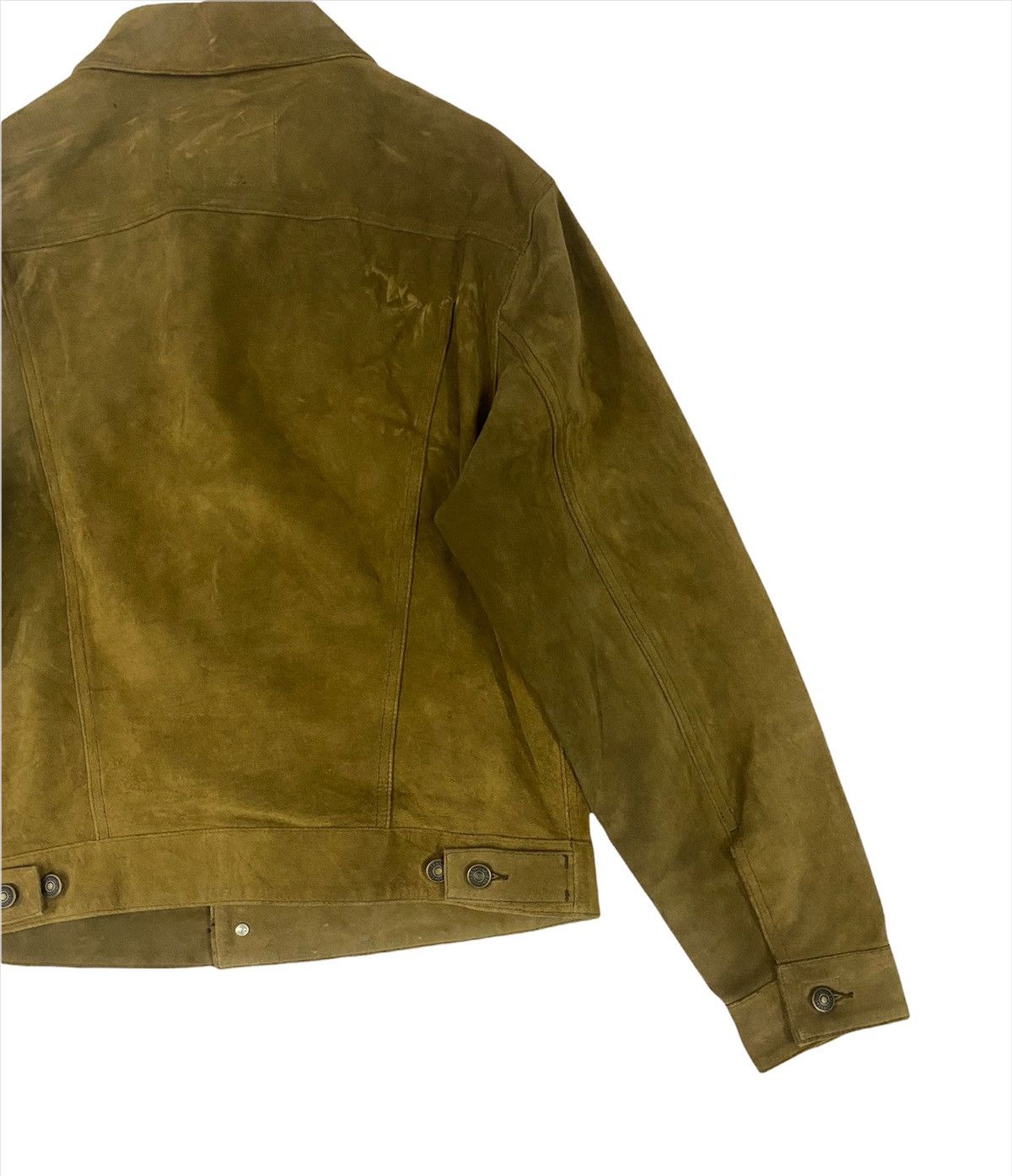 Gap Vintage G.A.P Trucker Leather Jacket Size US S / EU 44-46 / 1 - 6 Thumbnail