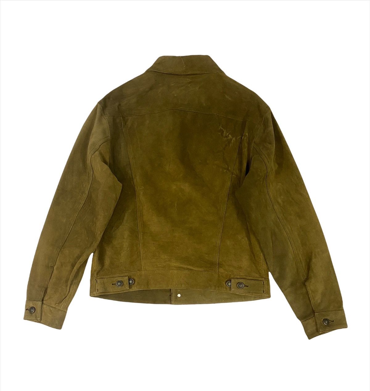 Gap Vintage G.A.P Trucker Leather Jacket Size US S / EU 44-46 / 1 - 5 Thumbnail
