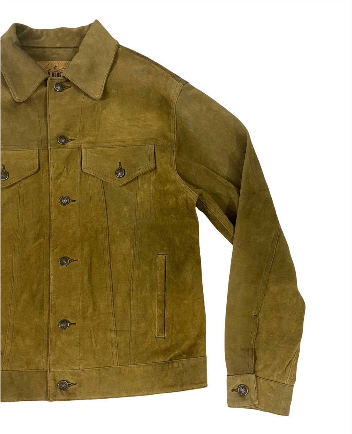 Gap Vintage G.A.P Trucker Leather Jacket Size US S / EU 44-46 / 1 - 4 Thumbnail