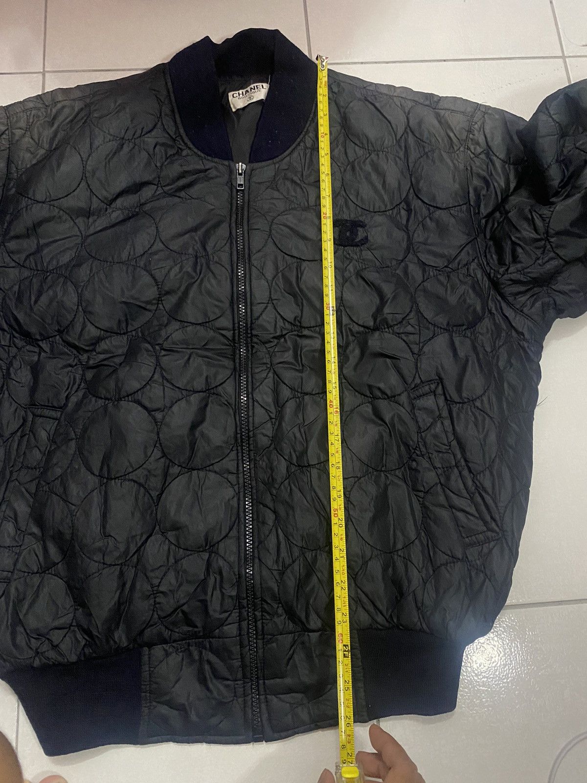 Vintage Not Channel Big Logo Bomber Style Jacket Size US M / EU 48-50 / 2 - 16 Thumbnail