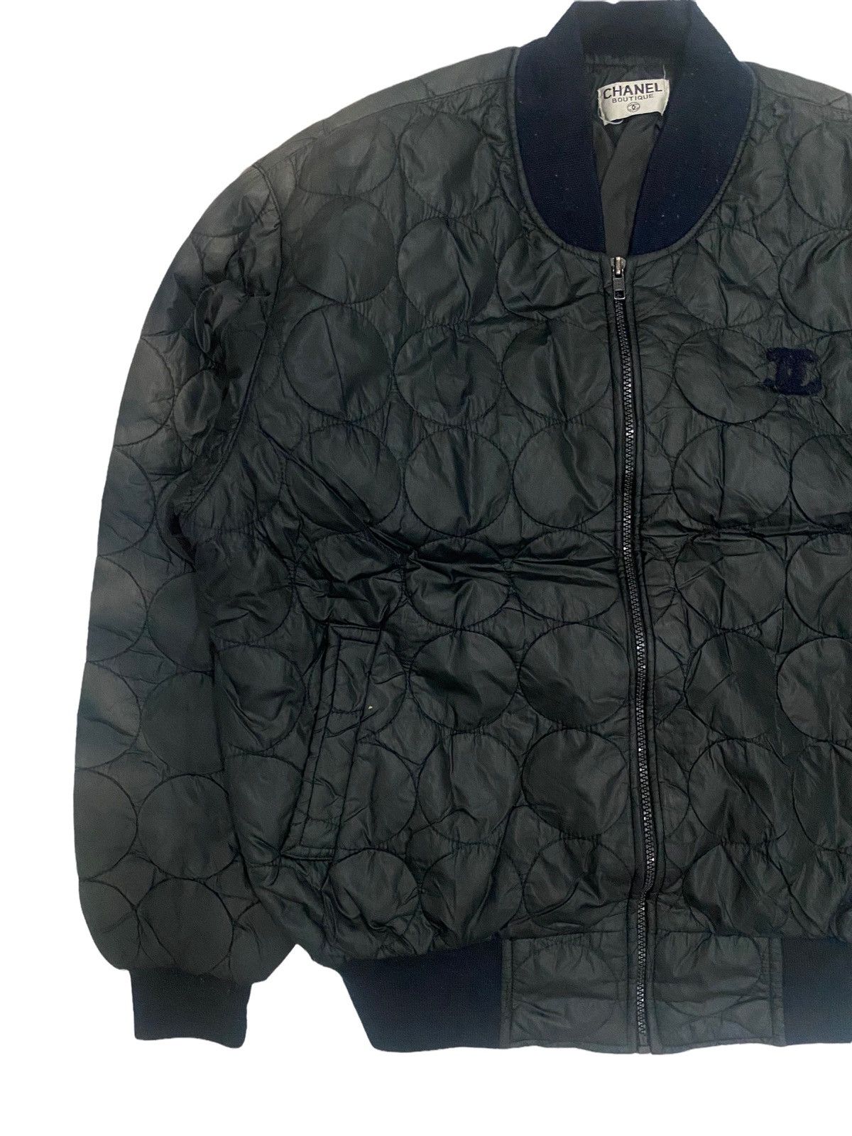 Vintage Not Channel Big Logo Bomber Style Jacket Size US M / EU 48-50 / 2 - 3 Thumbnail