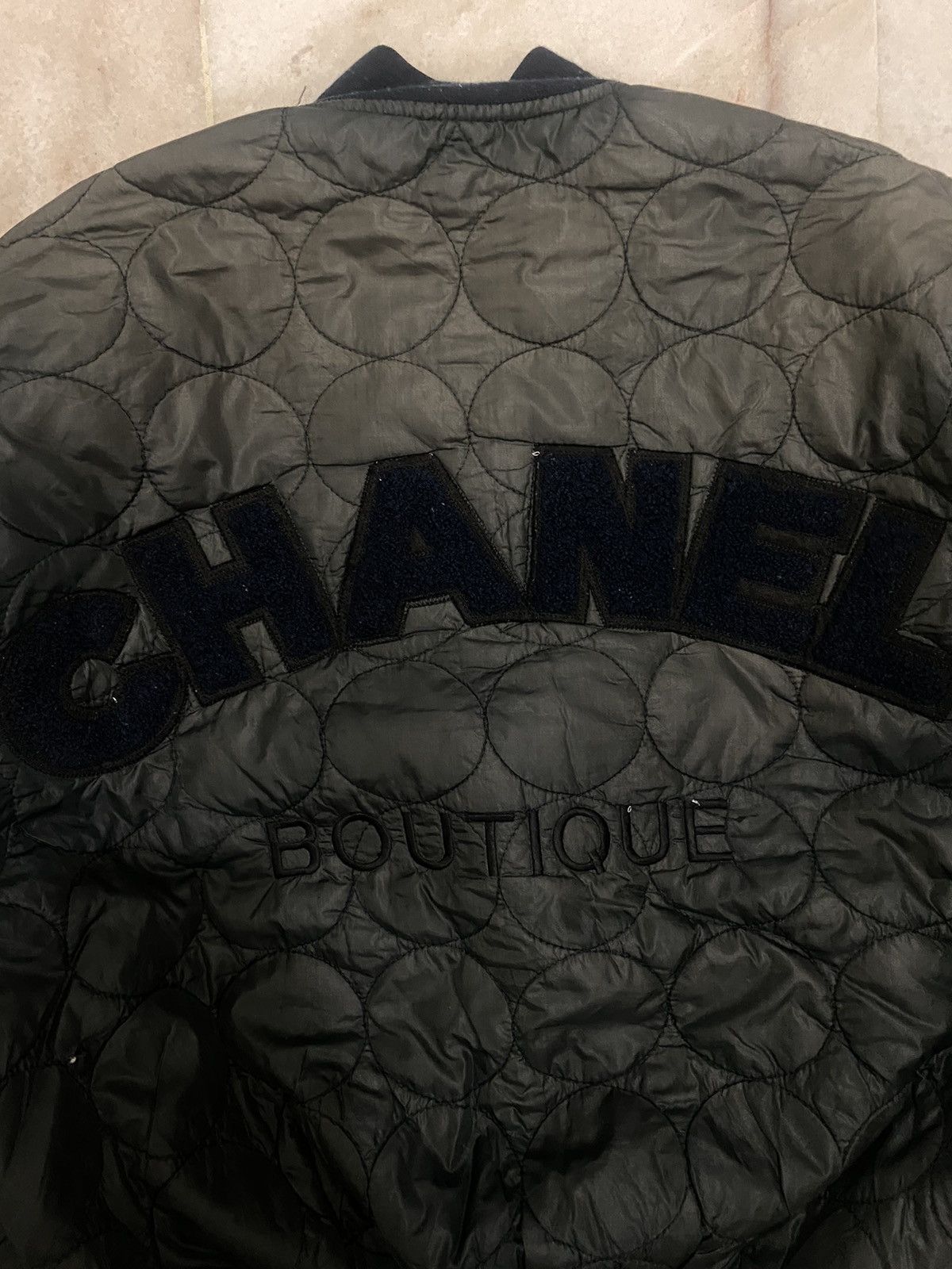 Vintage Not Channel Big Logo Bomber Style Jacket Size US M / EU 48-50 / 2 - 11 Thumbnail