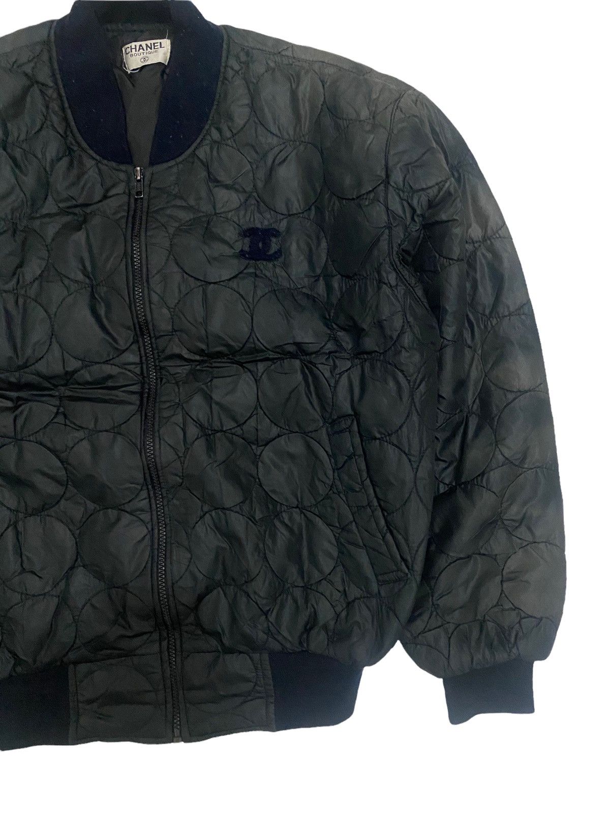 Vintage Not Channel Big Logo Bomber Style Jacket Size US M / EU 48-50 / 2 - 4 Thumbnail