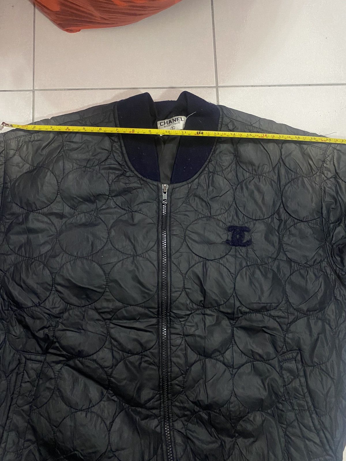 Vintage Not Channel Big Logo Bomber Style Jacket Size US M / EU 48-50 / 2 - 17 Thumbnail