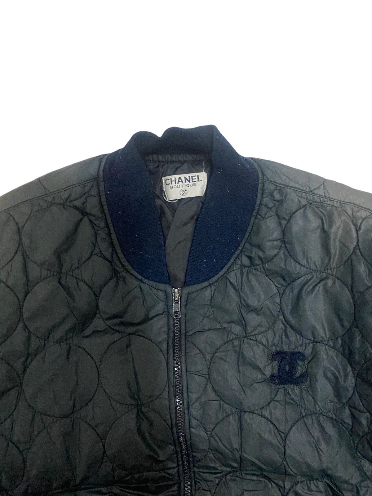 Vintage Not Channel Big Logo Bomber Style Jacket Size US M / EU 48-50 / 2 - 5 Thumbnail