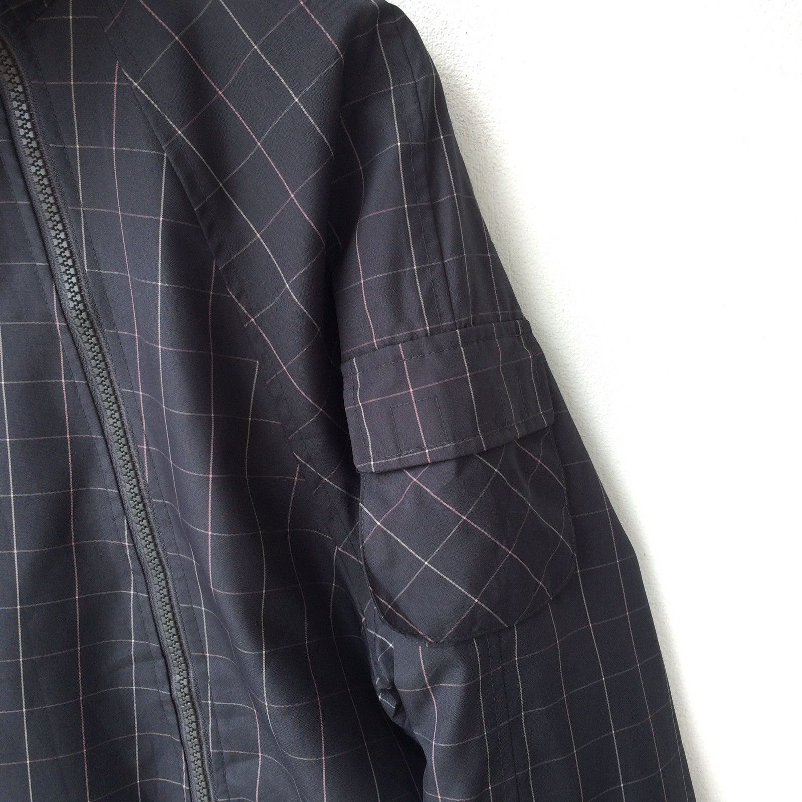Japanese Brand ESTACOT Asymmetrical Zipper Exercise Unit Jacket Size US L / EU 52-54 / 3 - 3 Thumbnail