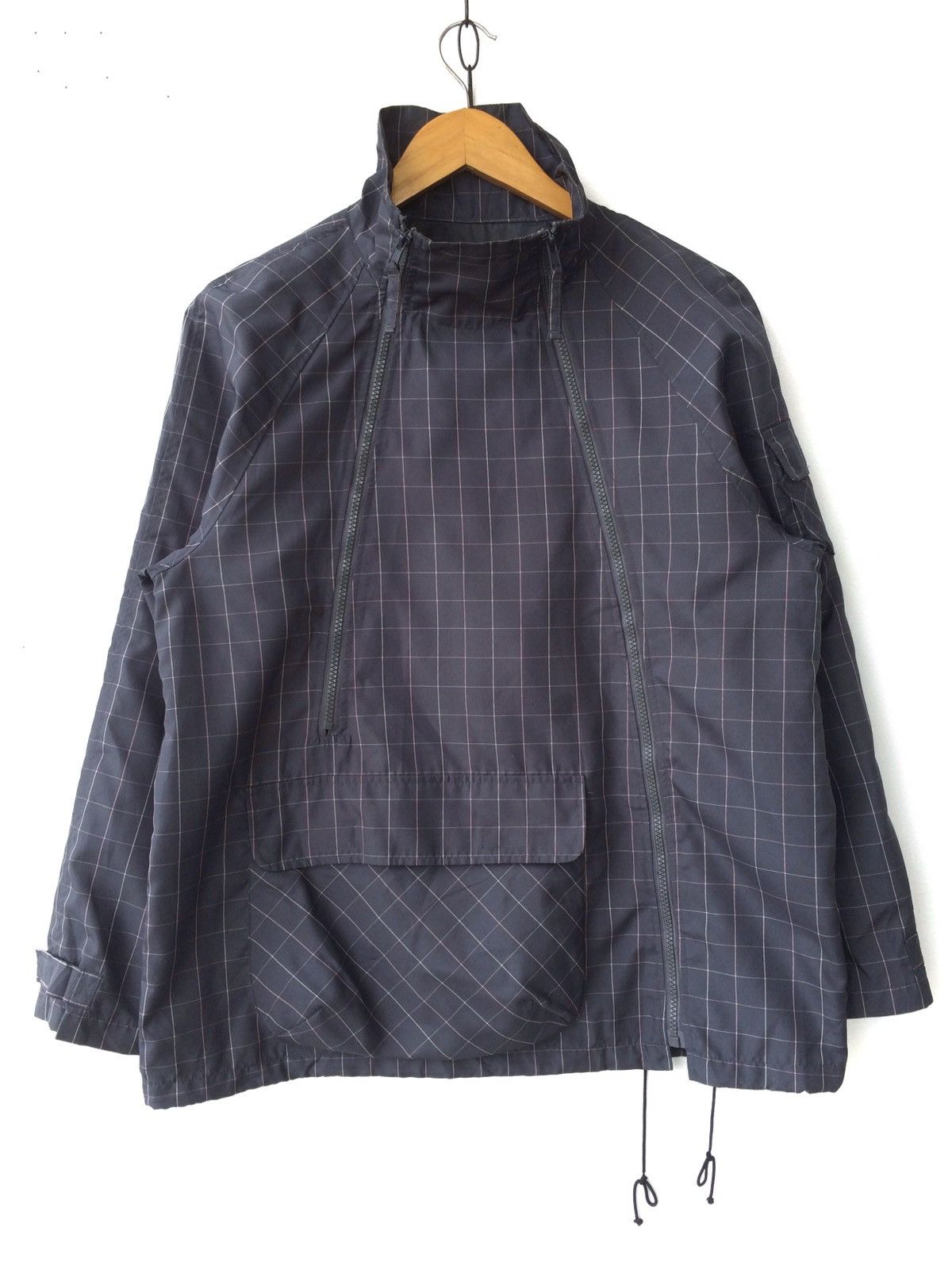 Japanese Brand ESTACOT Asymmetrical Zipper Exercise Unit Jacket Size US L / EU 52-54 / 3 - 1 Thumbnail