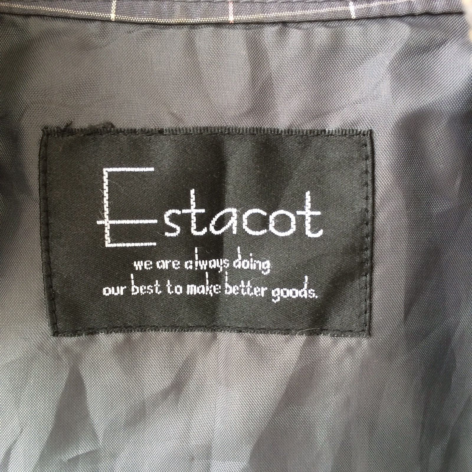 Japanese Brand ESTACOT Asymmetrical Zipper Exercise Unit Jacket Size US L / EU 52-54 / 3 - 8 Thumbnail