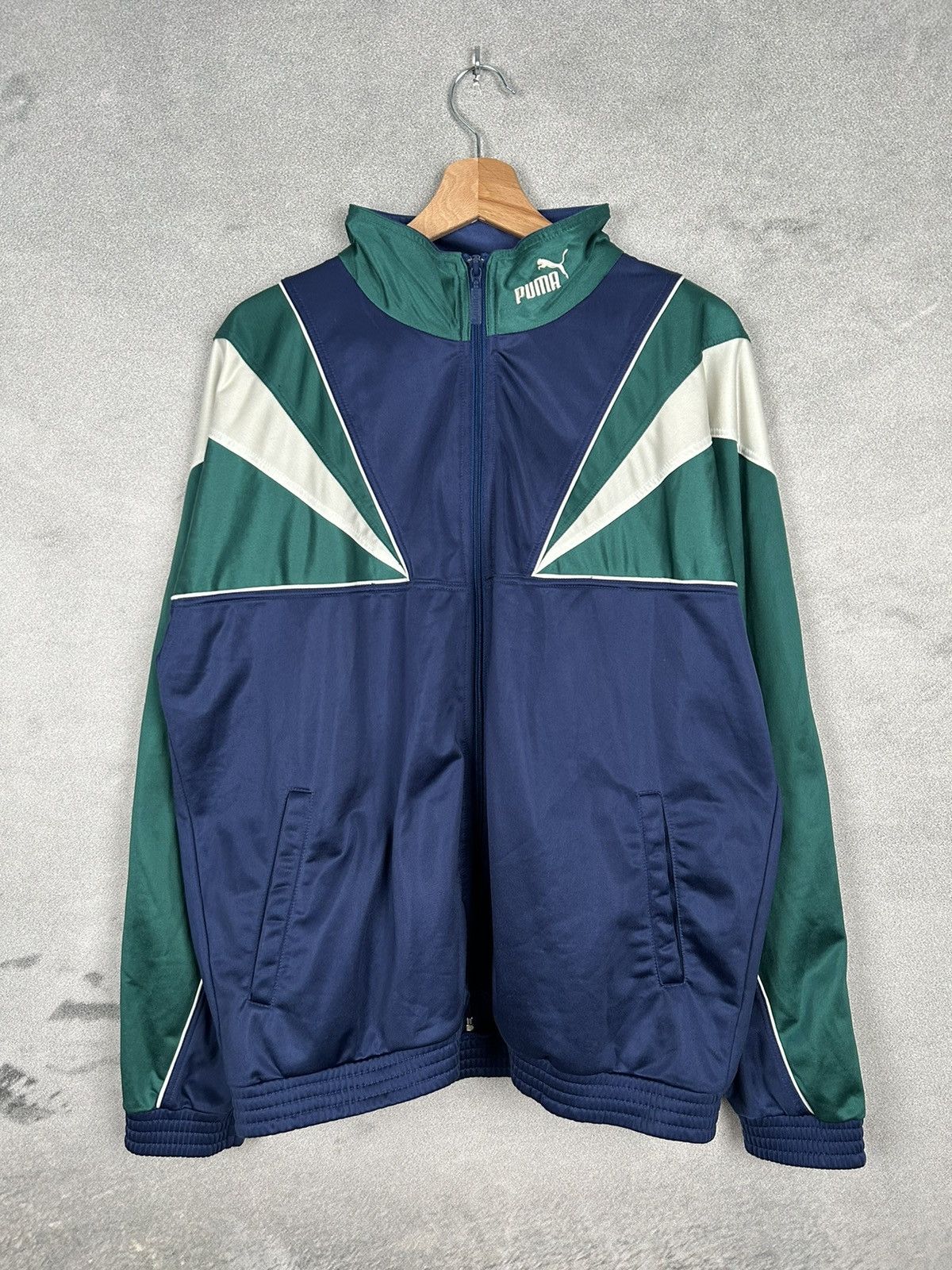 Puma Vintage Puma Sweatshirt 90s Nylon Tracksuit Size US M / EU 48-50 / 2 - 1 Thumbnail