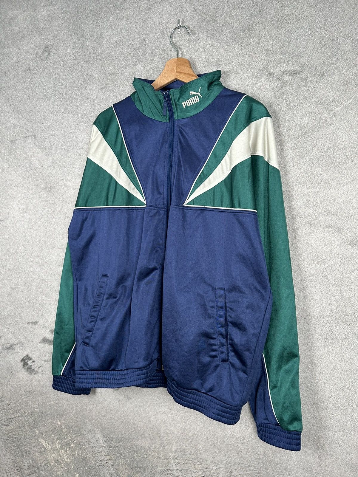 Puma Vintage Puma Sweatshirt 90s Nylon Tracksuit Size US M / EU 48-50 / 2 - 2 Thumbnail
