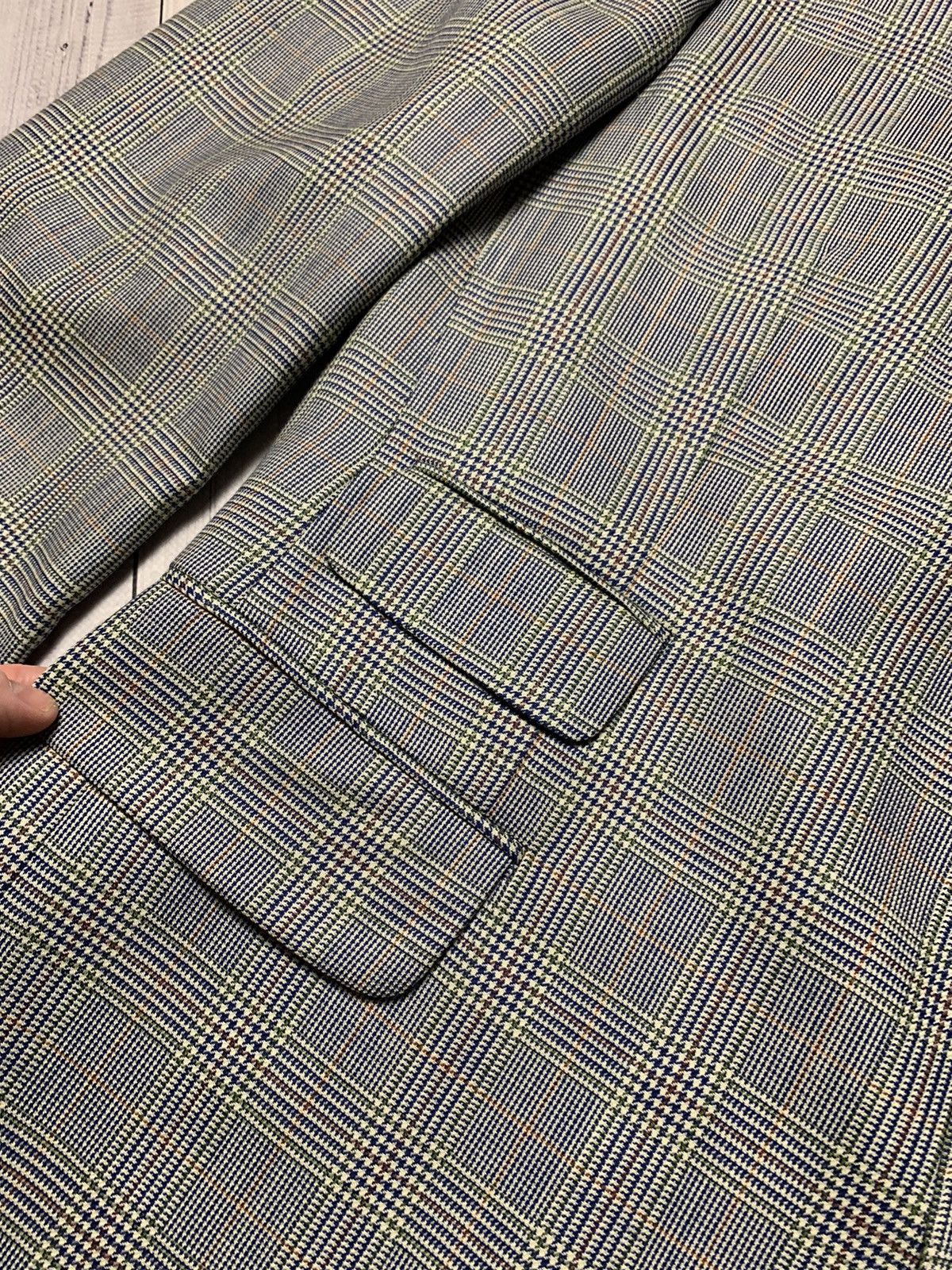 Burberry × Vintage Vintage Burberry’s plaid blazer size 56 XL rare Size 50S - 4 Thumbnail