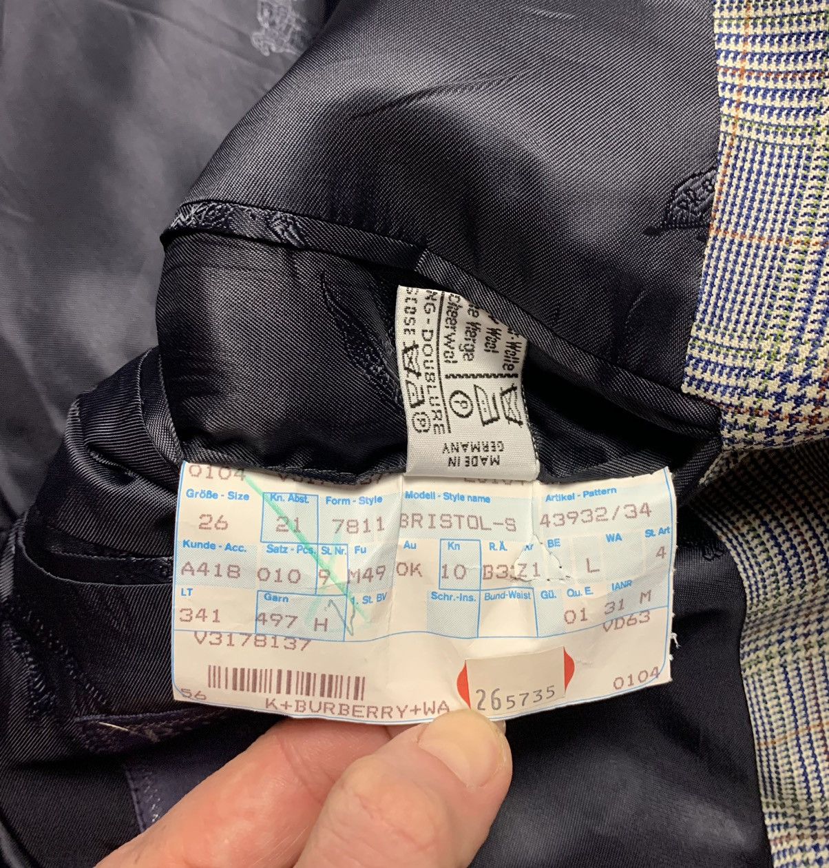 Burberry × Vintage Vintage Burberry’s plaid blazer size 56 XL rare Size 50S - 7 Thumbnail