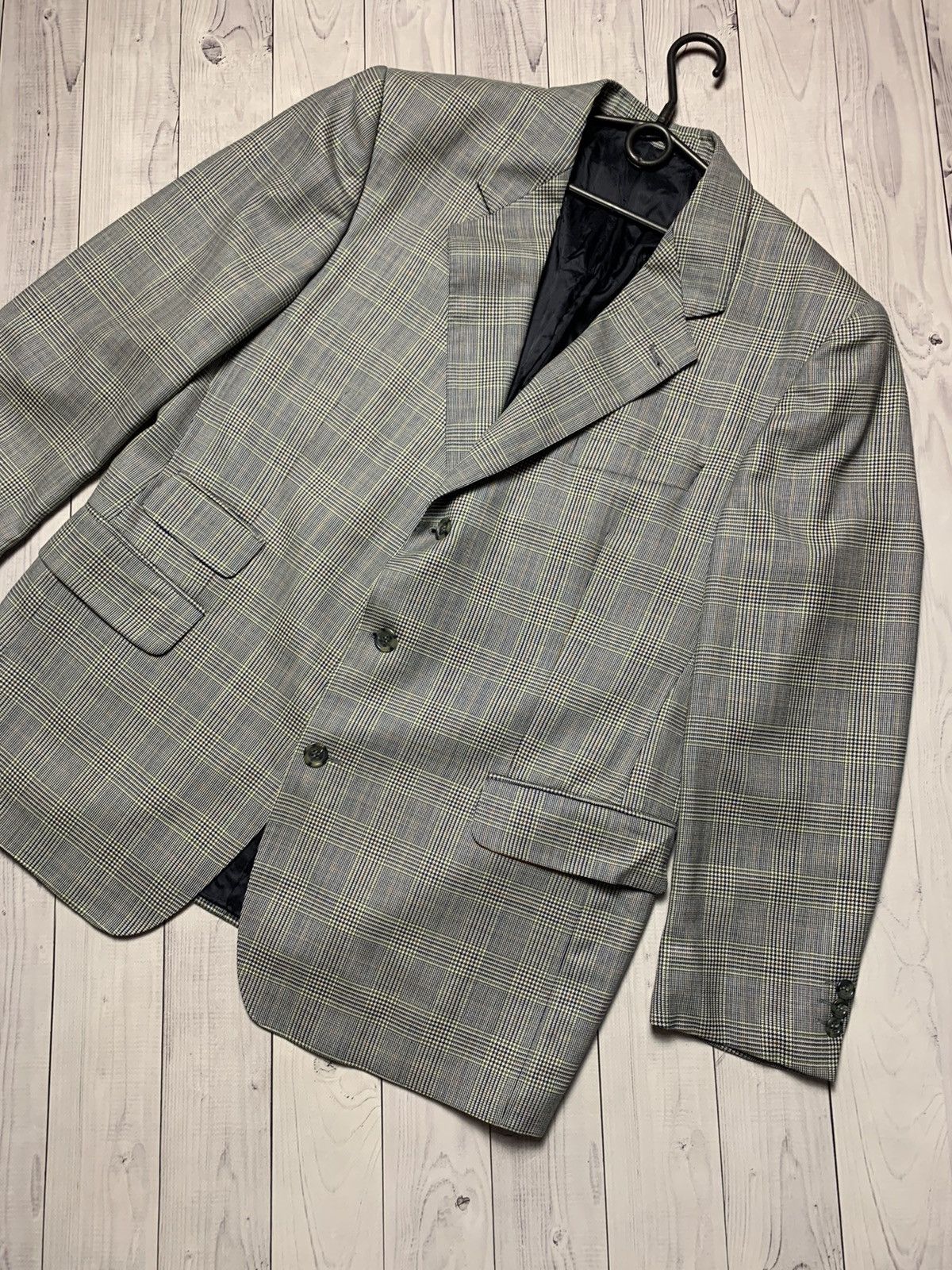 Burberry × Vintage Vintage Burberry’s plaid blazer size 56 XL rare Size 50S - 2 Thumbnail