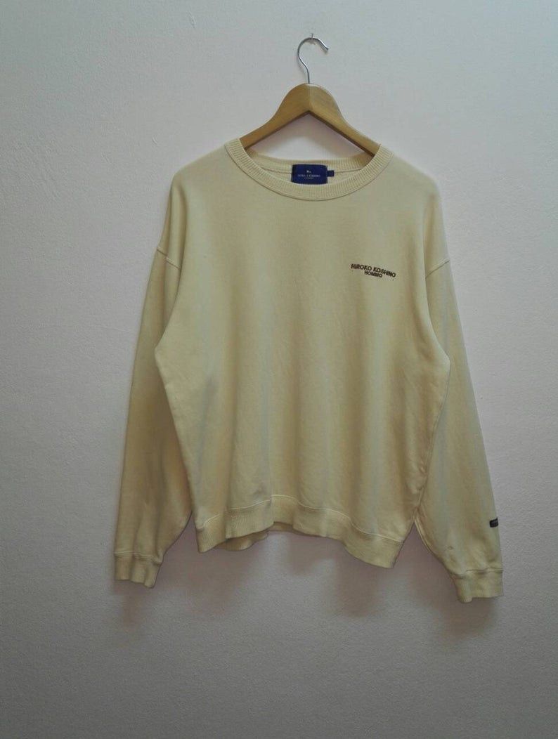 Hiroko Koshino Homme Vintage🔥 HIROKO KOSHINO HOMME embroidered Big Logo(C18) Size US L / EU 52-54 / 3 - 3 Thumbnail