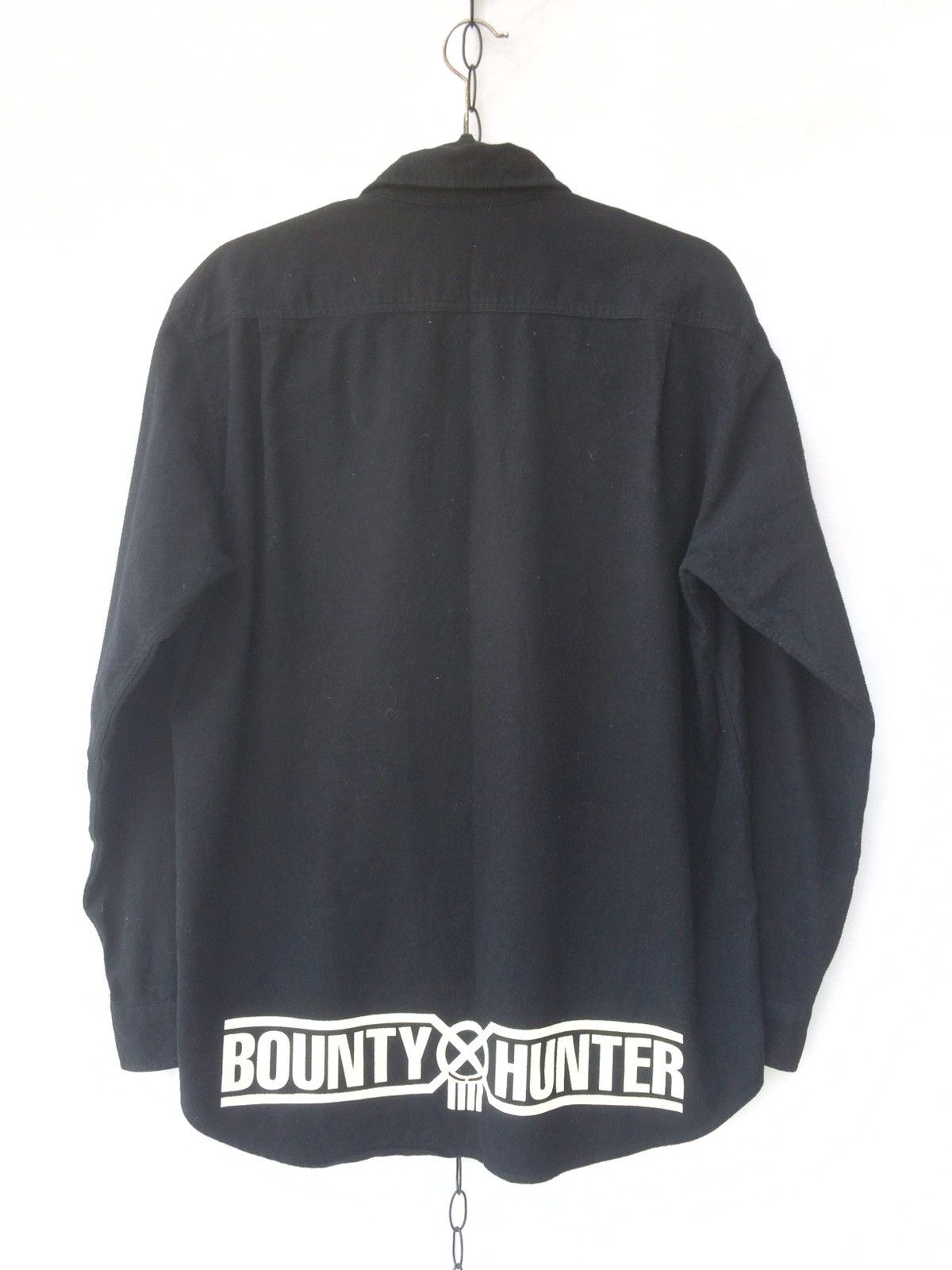 Bounty Hunter Dark Spellout Big Logo Button downs LS Shirt Size US M / EU 48-50 / 2 - 5 Thumbnail