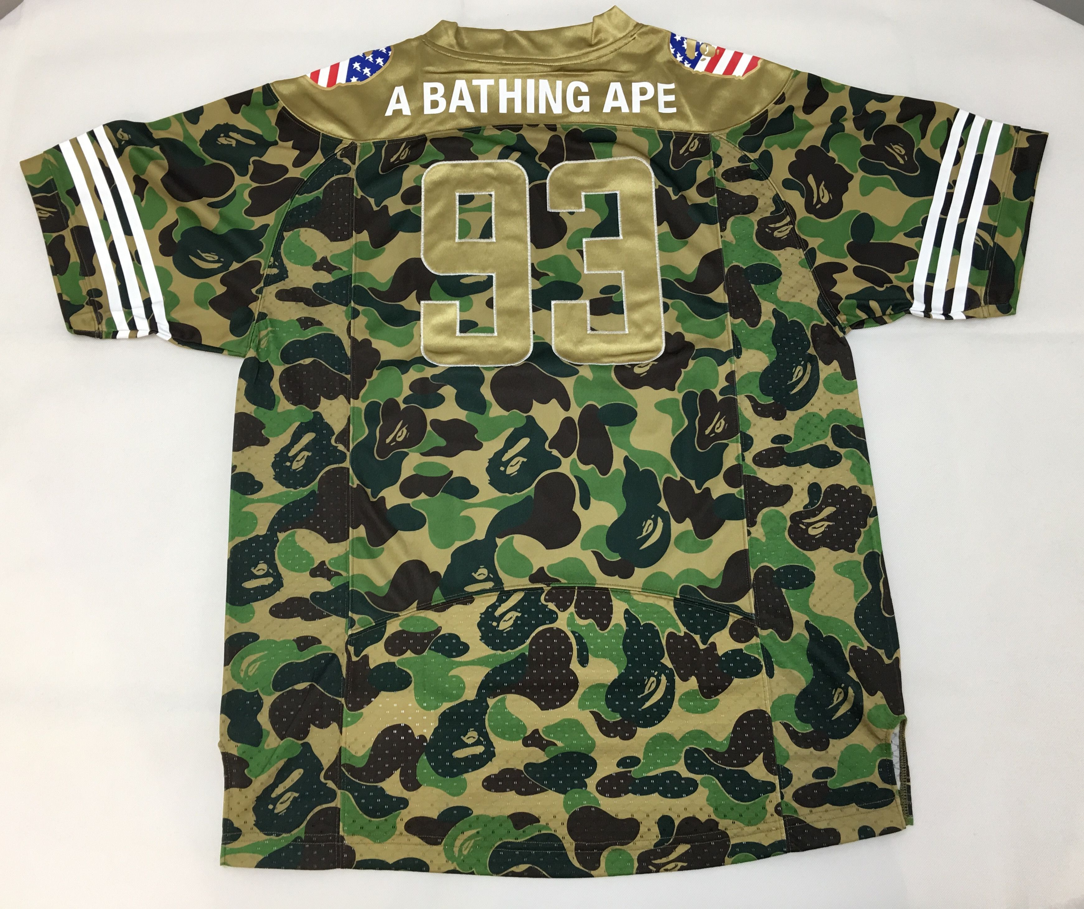Adidas × Bape Bape x Adidas SB Football Jersey Green Size Large SS19 Size US L / EU 52-54 / 3 - 7 Thumbnail