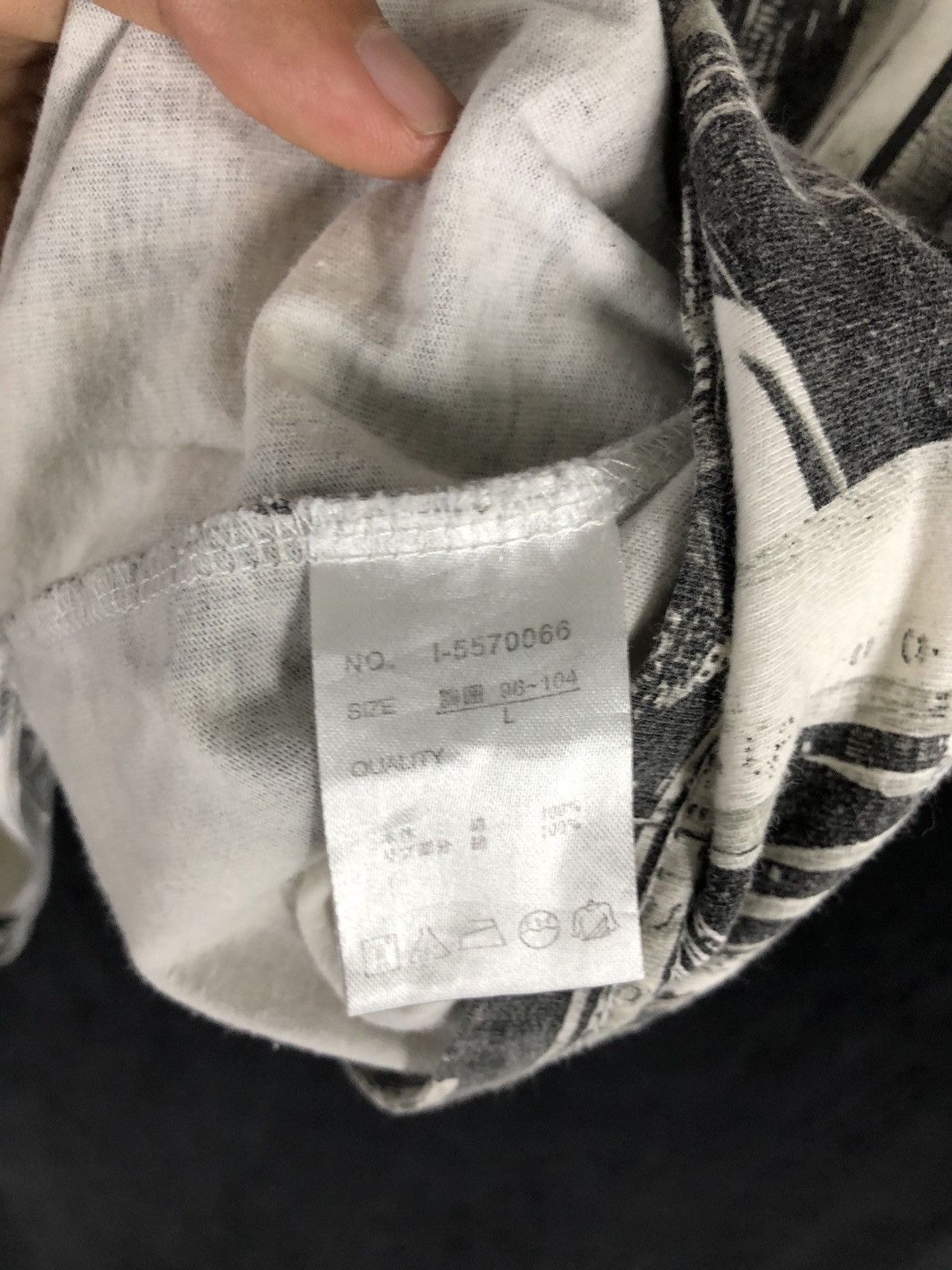 Designer × Japanese Brand B ONE SOUL Identify Full print T-Shirt cw21 Size US L / EU 52-54 / 3 - 7 Thumbnail