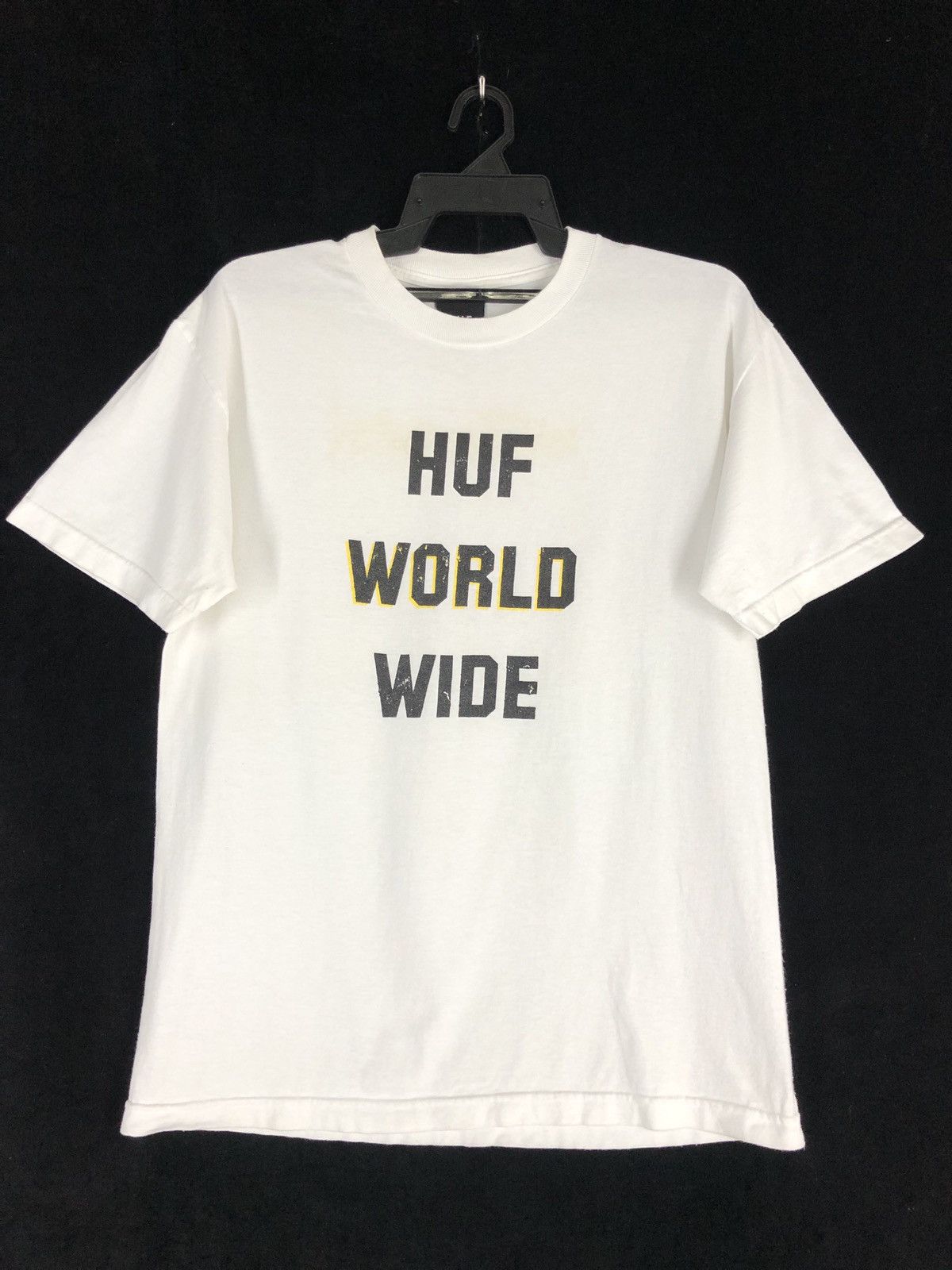 Huf 🔥RARE🔥 Vintage HUF T Shirt HUF WORLD WIDE cw21 Size US M / EU 48-50 / 2 - 1 Thumbnail