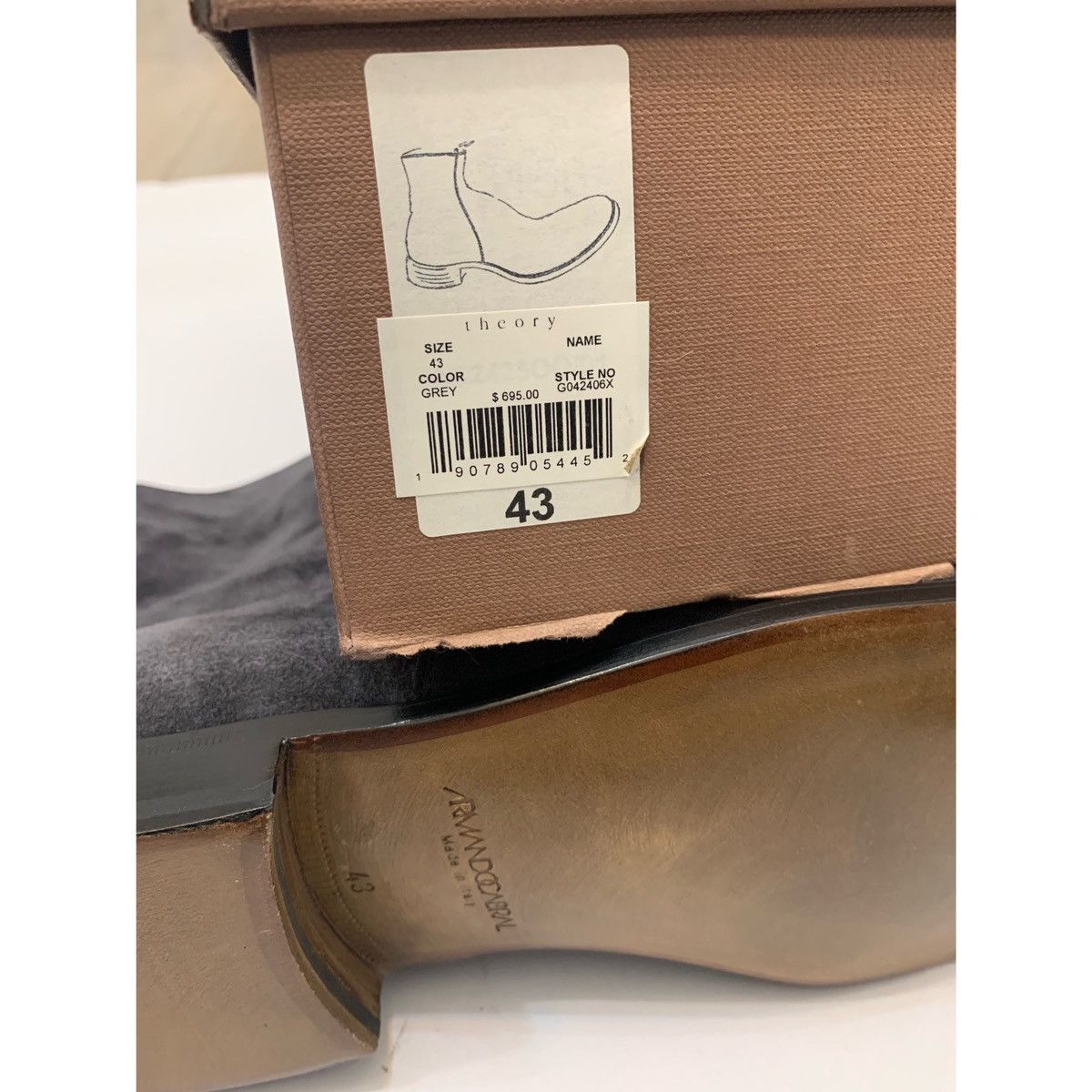 Armando Cabral ARMANDO CABRAL SUEDE ZIPPED BOOTS Size US 10 / EU 43 - 15 Thumbnail