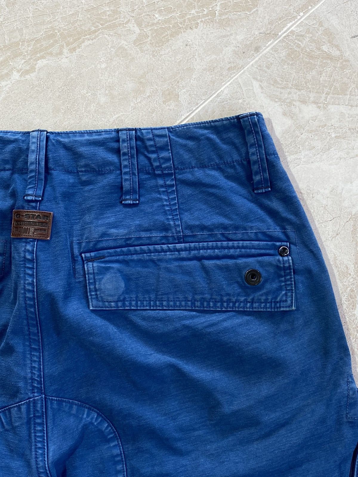 G-Star Vintage 00s G-Star Raw Y2k Streetwear Cargo Shorts Size US 31 - 8 Thumbnail