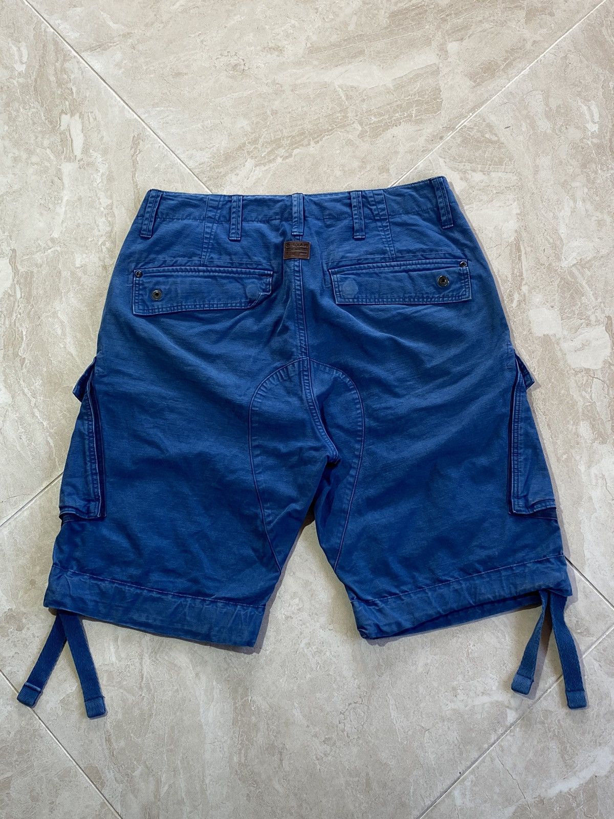 G-Star Vintage 00s G-Star Raw Y2k Streetwear Cargo Shorts Size US 31 - 6 Thumbnail