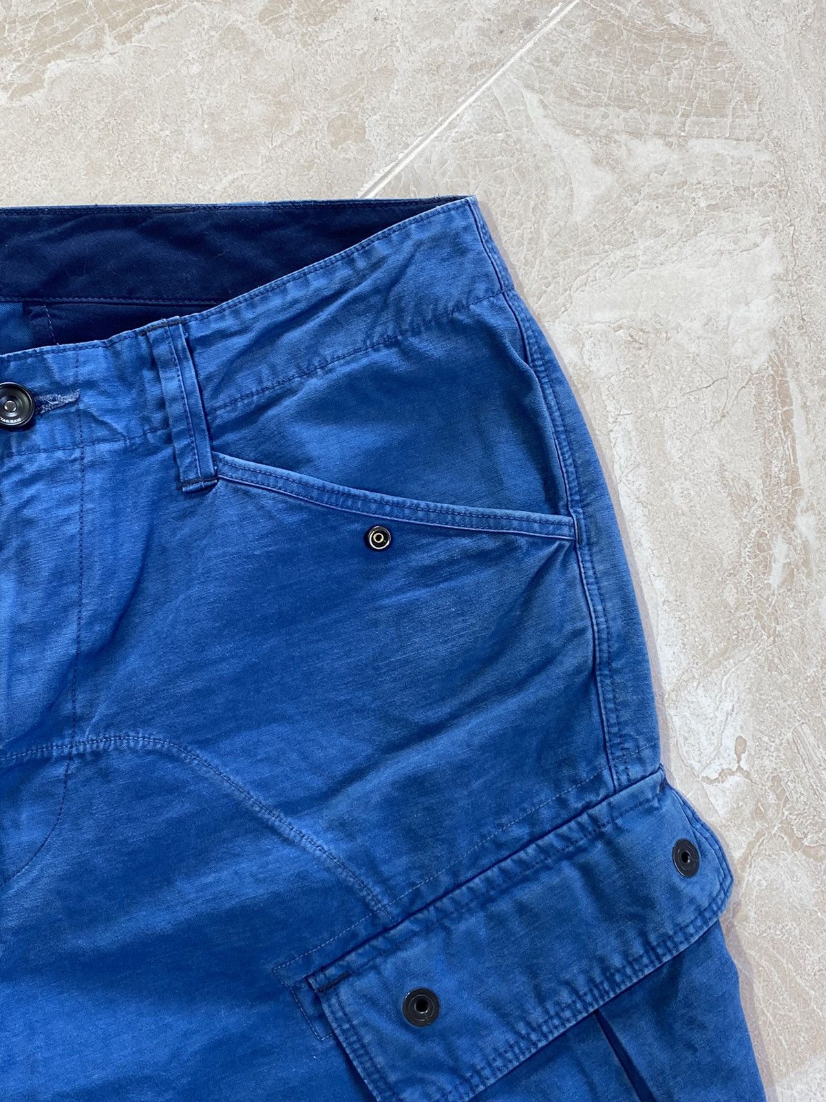 G-Star Vintage 00s G-Star Raw Y2k Streetwear Cargo Shorts Size US 31 - 10 Thumbnail