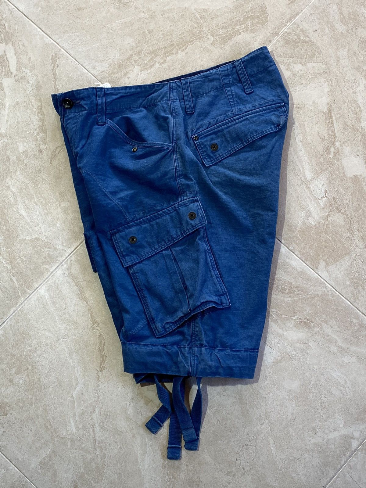 G-Star Vintage 00s G-Star Raw Y2k Streetwear Cargo Shorts Size US 31 - 3 Thumbnail
