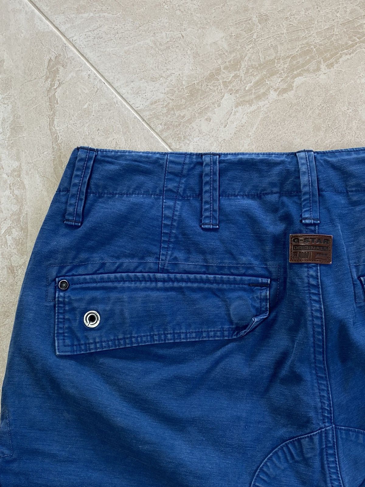 G-Star Vintage 00s G-Star Raw Y2k Streetwear Cargo Shorts Size US 31 - 12 Thumbnail