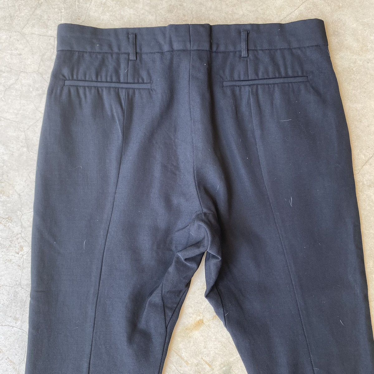 Haider Ackermann Haider Ackermann Black Cropped Fine Wool Dress Pants Sz34 Size US 34 / EU 50 - 8 Thumbnail