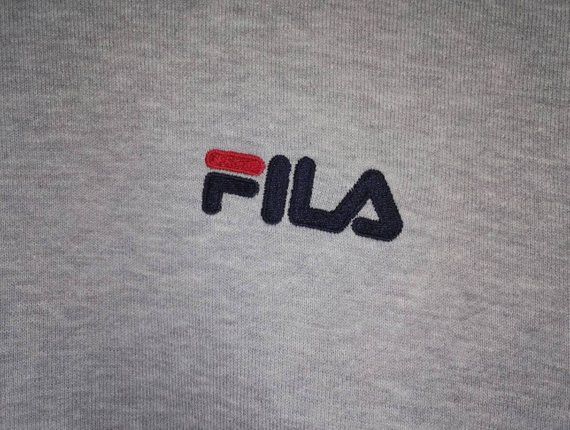 Fila Vintage🔥 Sweatshirt FILA embroidered small Logo(ss212) Size US L / EU 52-54 / 3 - 2 Thumbnail
