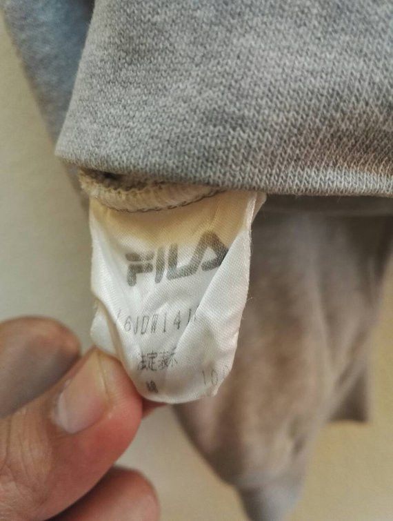 Fila Vintage🔥 Sweatshirt FILA embroidered small Logo(ss212) Size US L / EU 52-54 / 3 - 5 Thumbnail