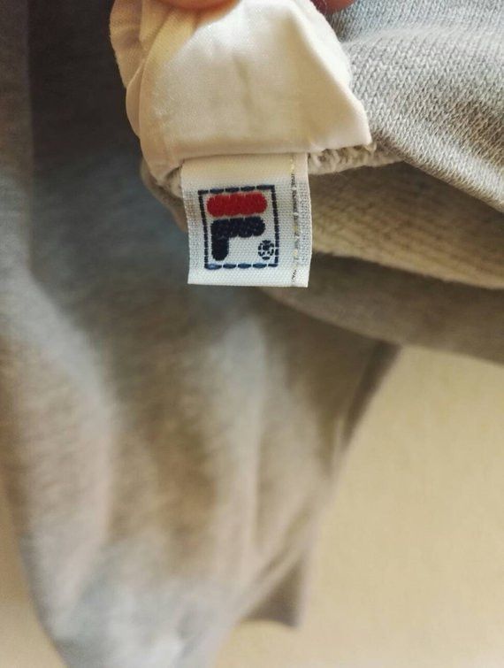 Fila Vintage🔥 Sweatshirt FILA embroidered small Logo(ss212) Size US L / EU 52-54 / 3 - 6 Thumbnail