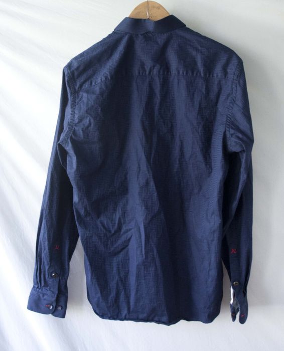 Au Noir Au Noir Shirt Dark Blue Size 3 /M | Grailed