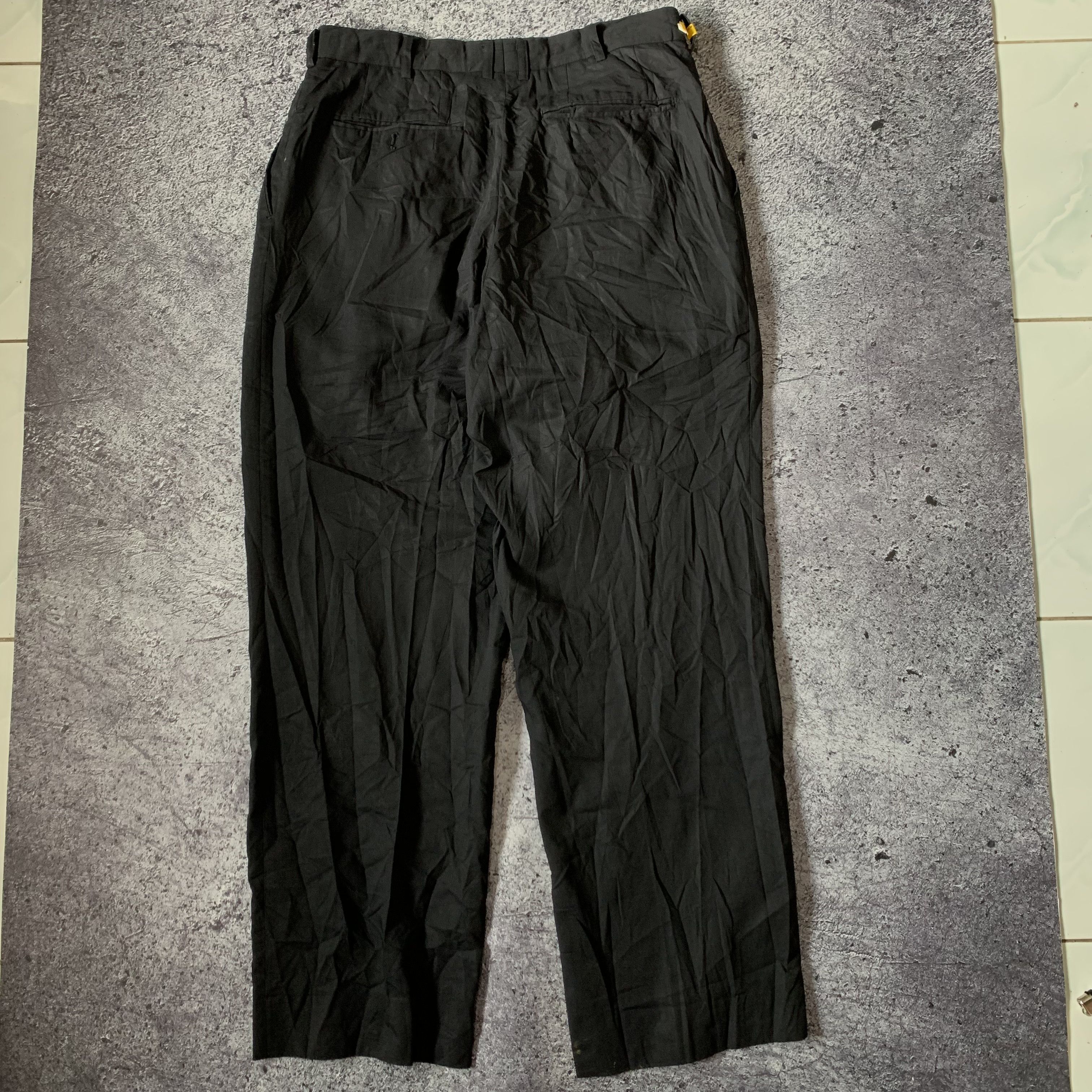 Balmain 90s Balmain Paris Double Pleated Trousers Pants Size US 30 / EU 46 - 2 Thumbnail