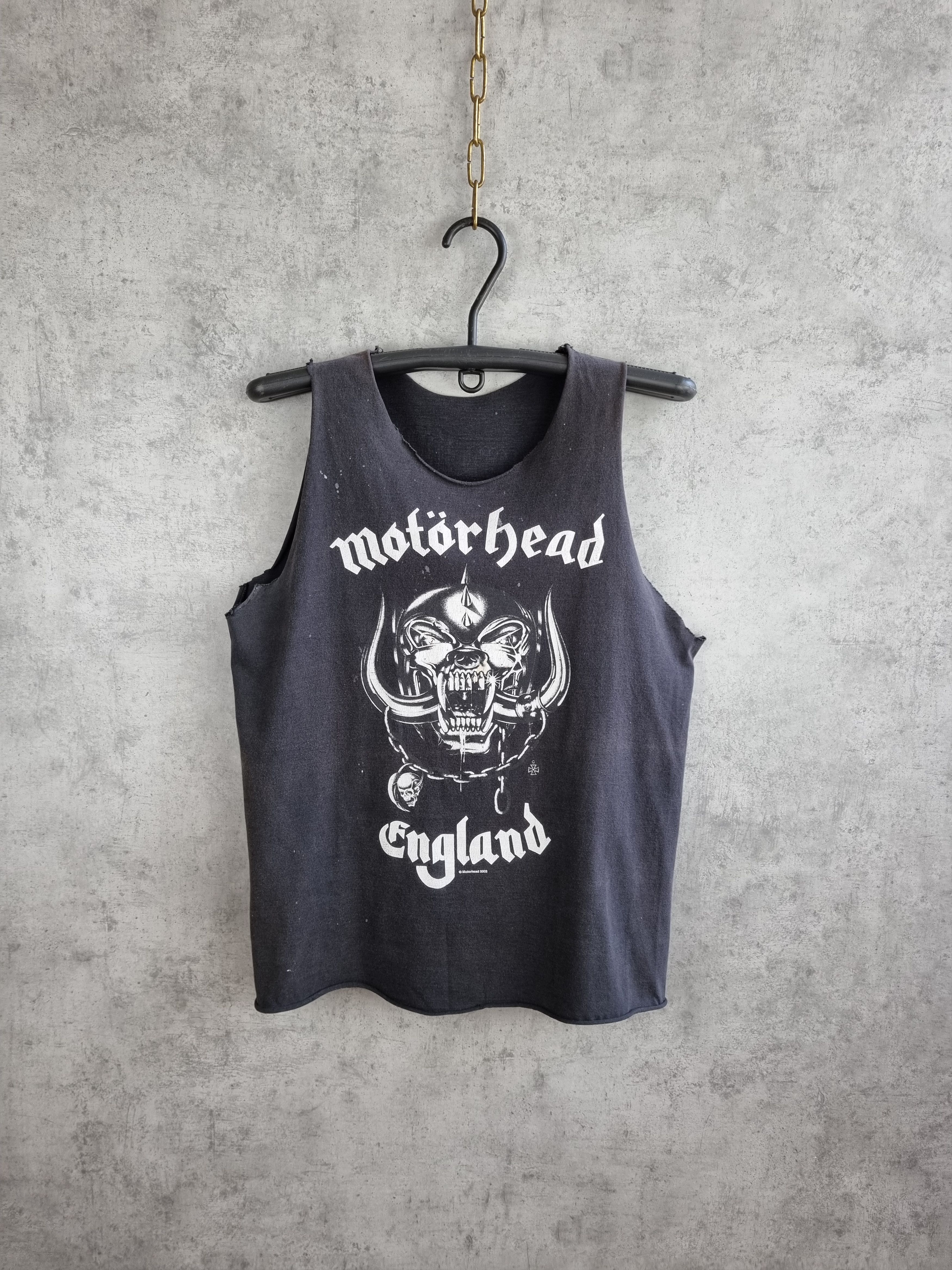 Band Tees Rare MOTORHEAD 2002 Vintage sleeveless Tee Size US M / EU 48-50 / 2 - 4 Thumbnail