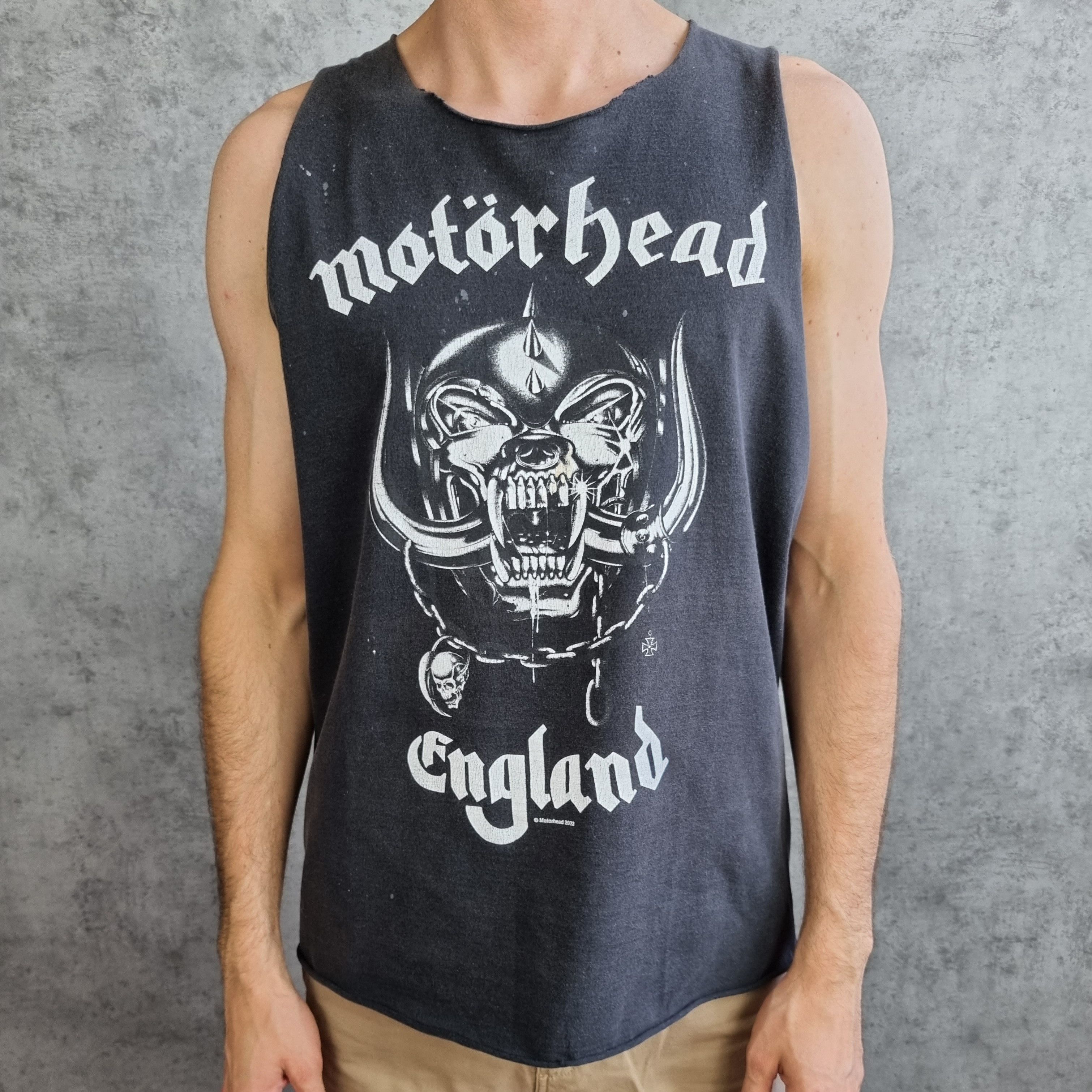 Band Tees Rare MOTORHEAD 2002 Vintage sleeveless Tee Size US M / EU 48-50 / 2 - 1 Thumbnail