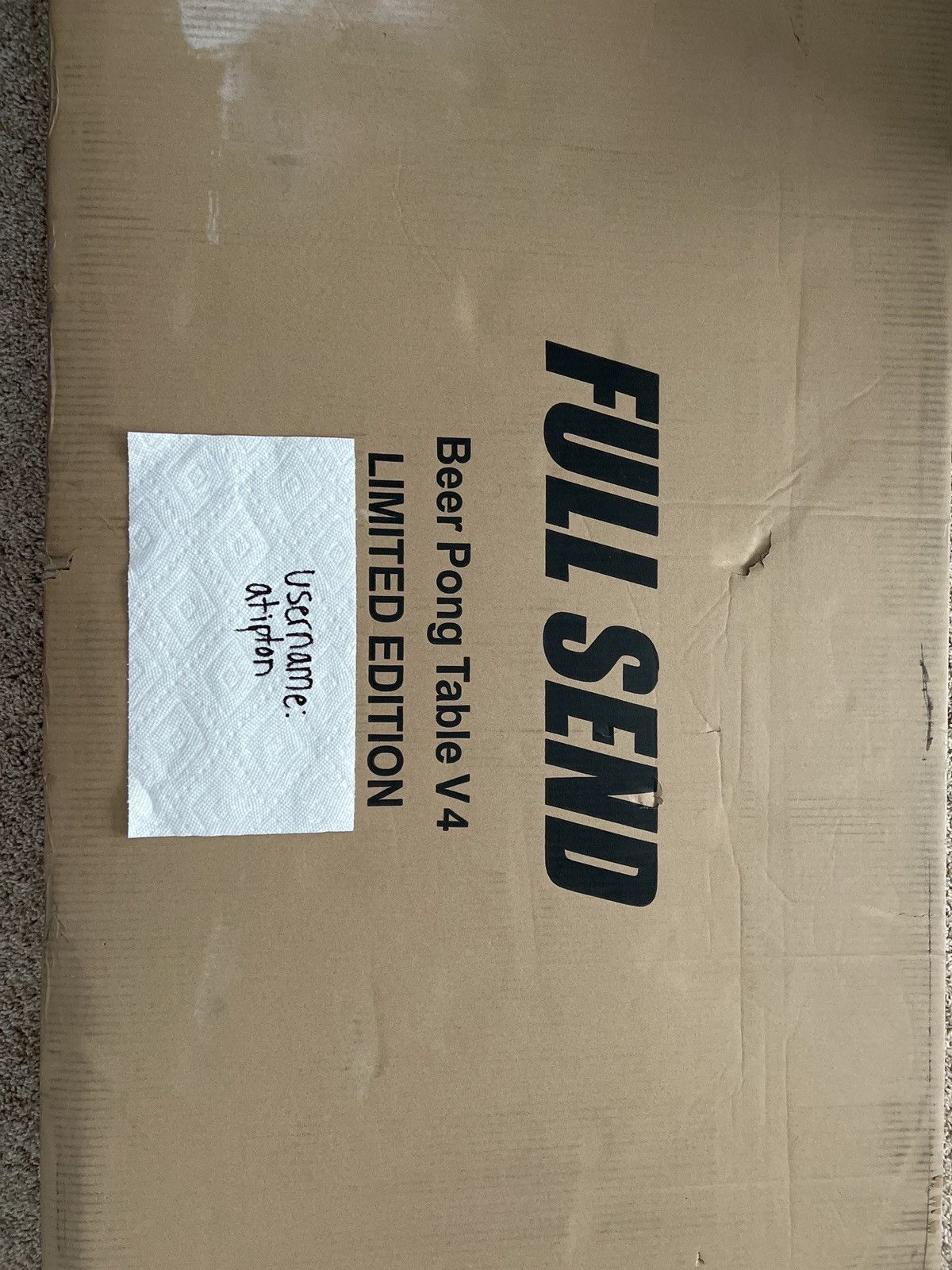 Full Send Full Send Beer Pong Table V4 Size ONE SIZE - 2 Thumbnail