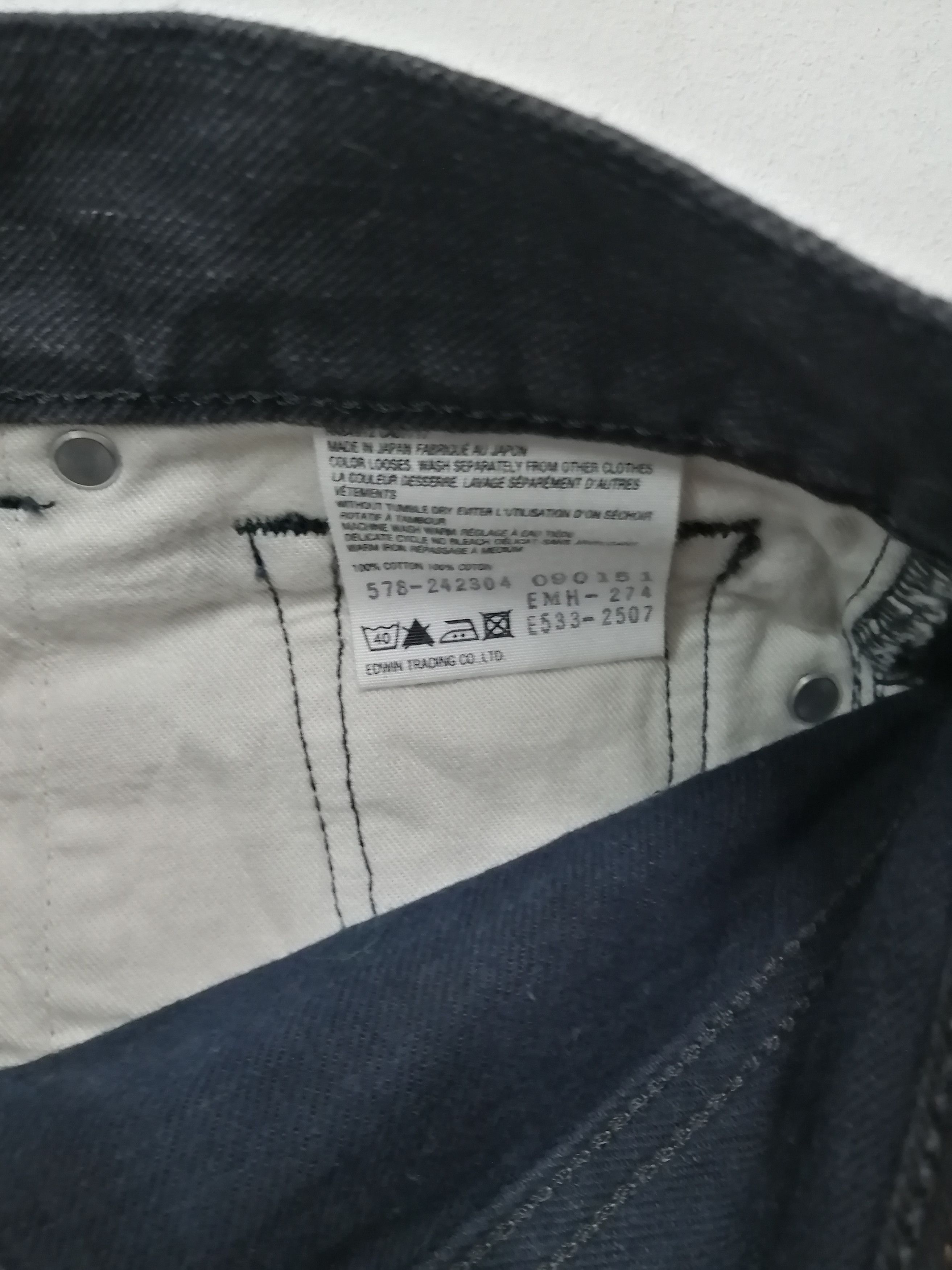 Margaret Howell Margaret Howell X Edwin Black Jeans Size US 27 - 3 Thumbnail