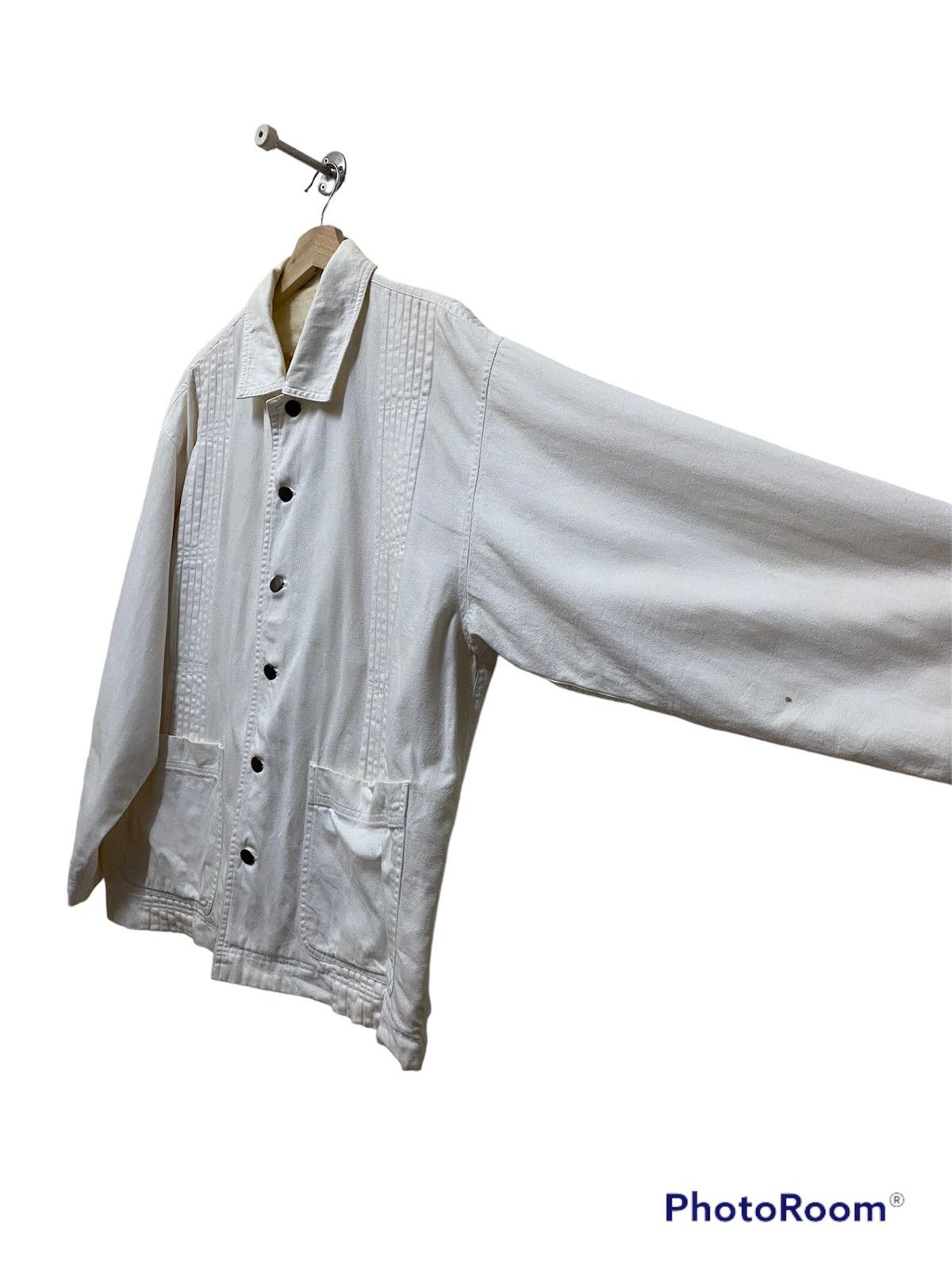Hai Sporting Gear × Issey Miyake × Vintage VINTAGE SCOVILL BUTTON UP DENIM SHIRT BY HAI SPORTING GEAR Size US XL / EU 56 / 4 - 2 Thumbnail