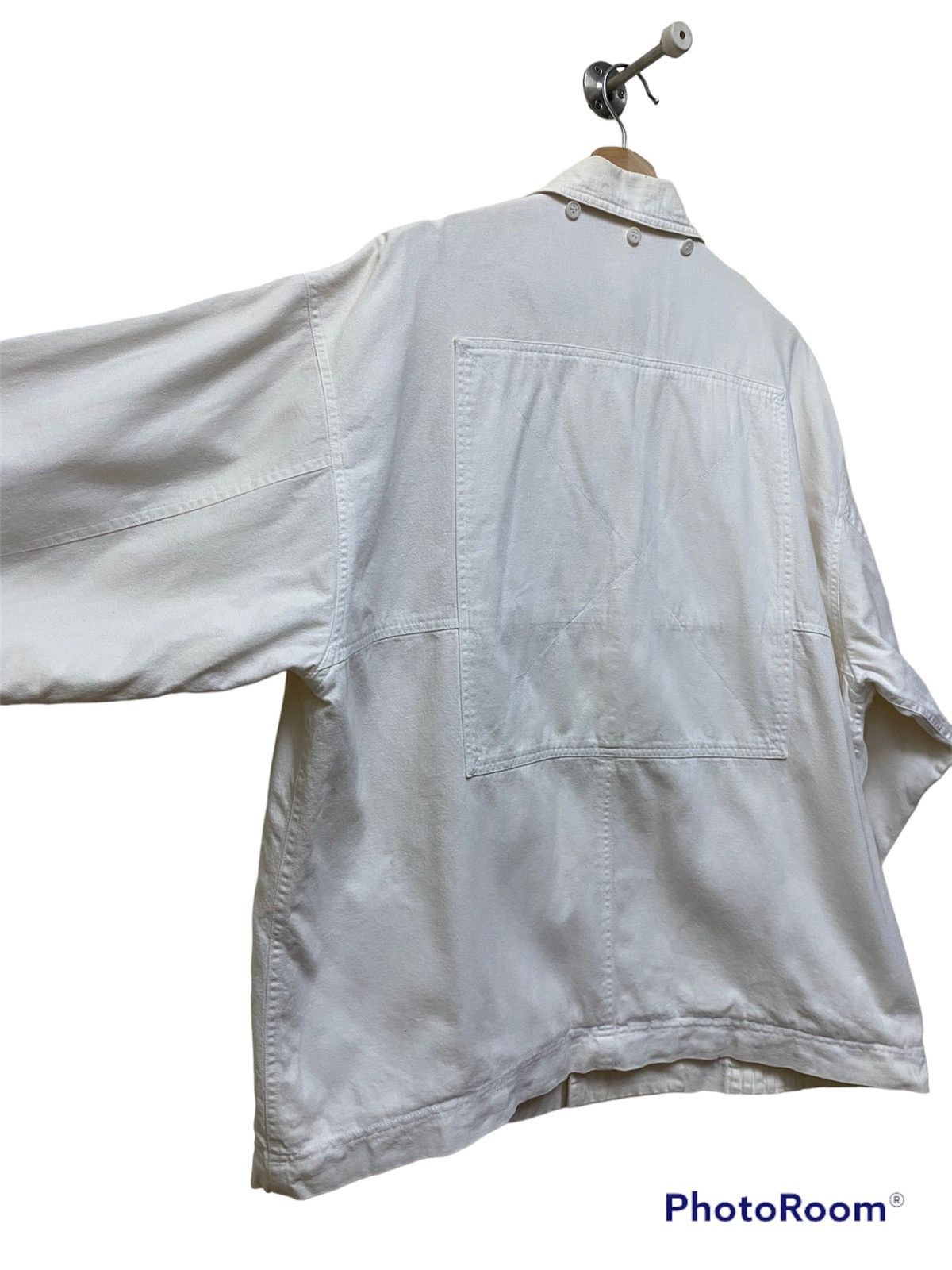 Hai Sporting Gear × Issey Miyake × Vintage VINTAGE SCOVILL BUTTON UP DENIM SHIRT BY HAI SPORTING GEAR Size US XL / EU 56 / 4 - 9 Thumbnail