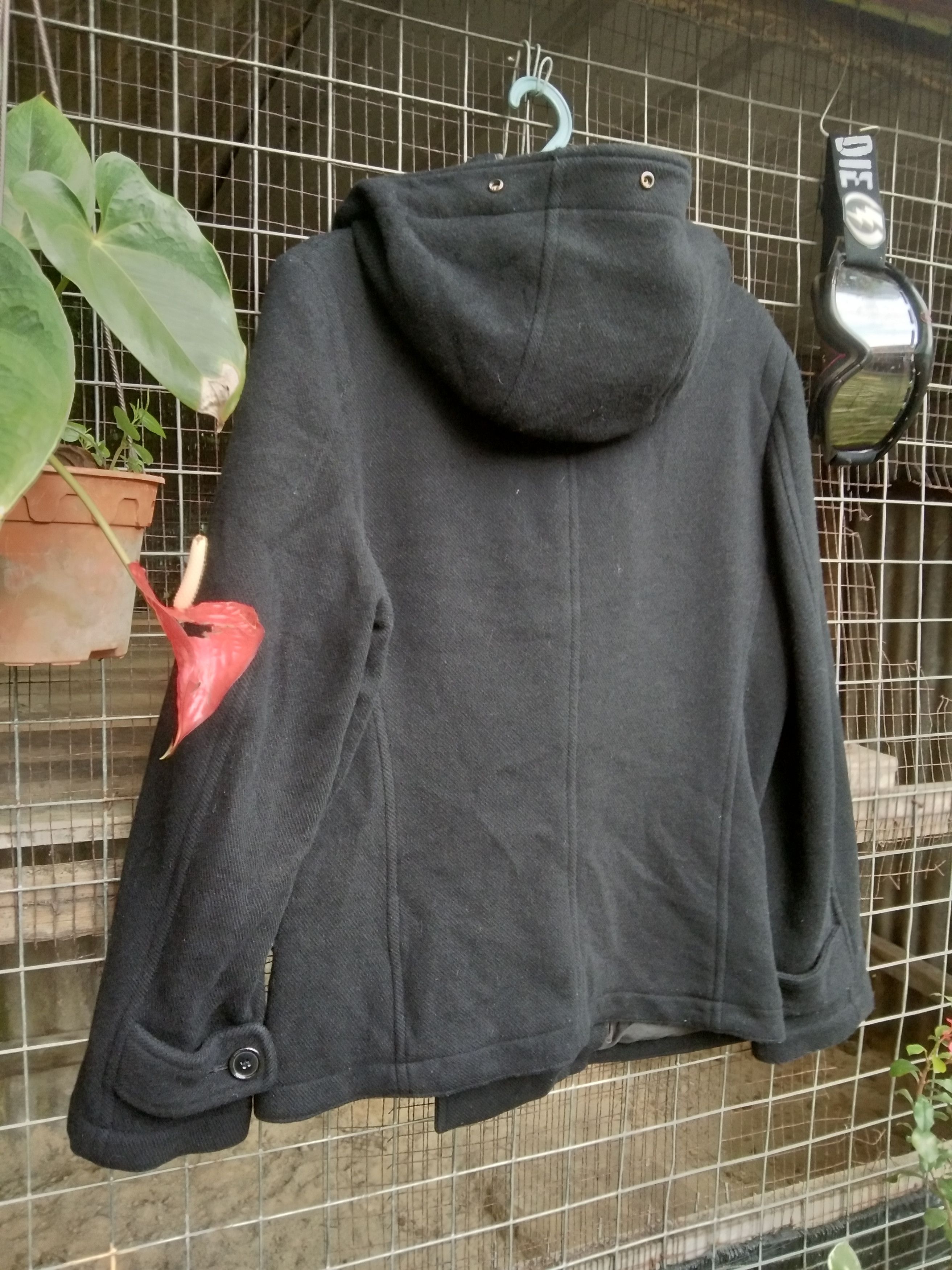 CABANE de ZUCCa × Issey Miyake CABANE DE ZUCCA DOUBLE BREAST WOOL COAT Size US S / EU 44-46 / 1 - 3 Thumbnail