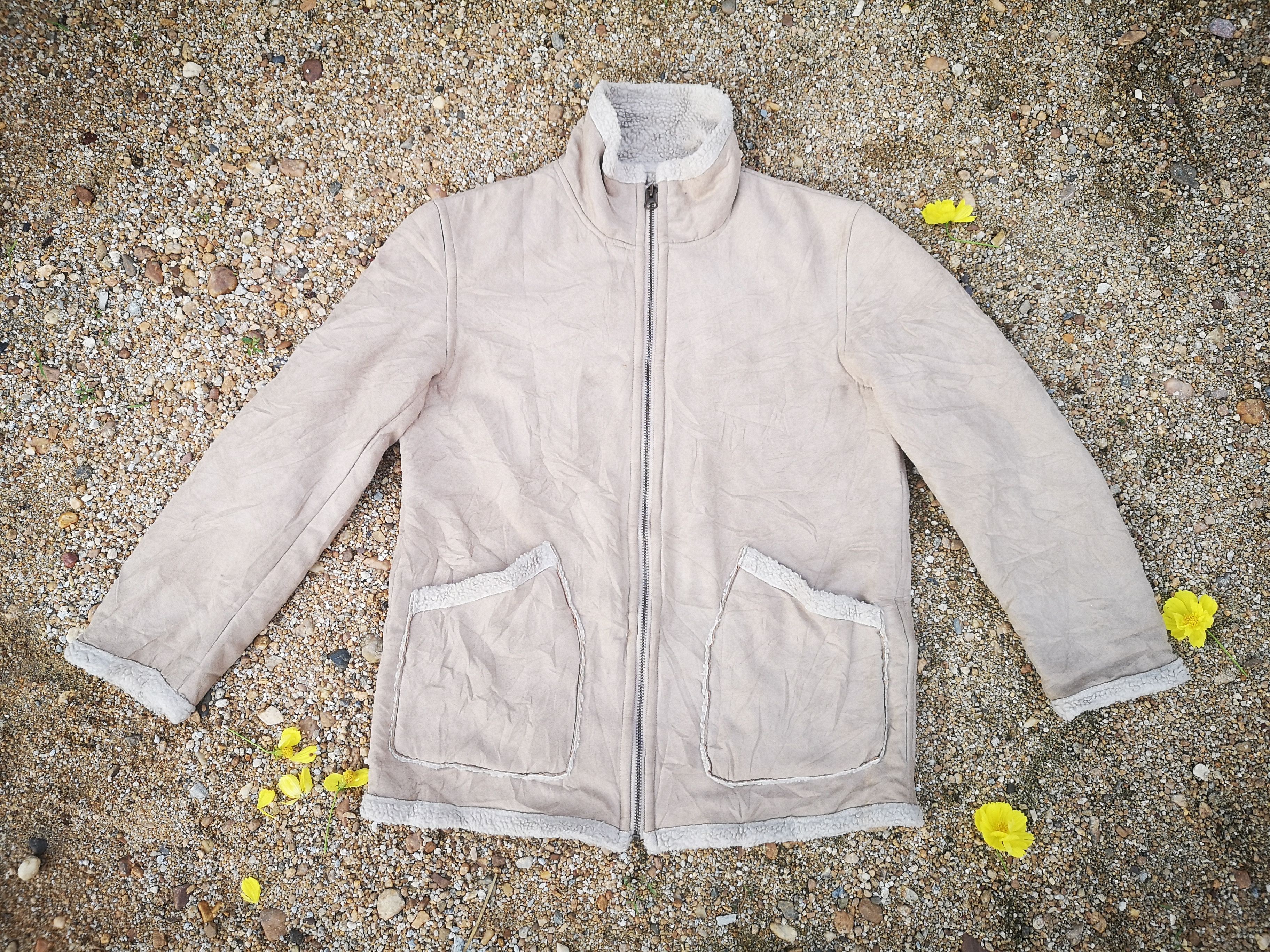 Japanese Brand Kansai Sherpa Zipper Jacket Size US L / EU 52-54 / 3 - 1 Thumbnail