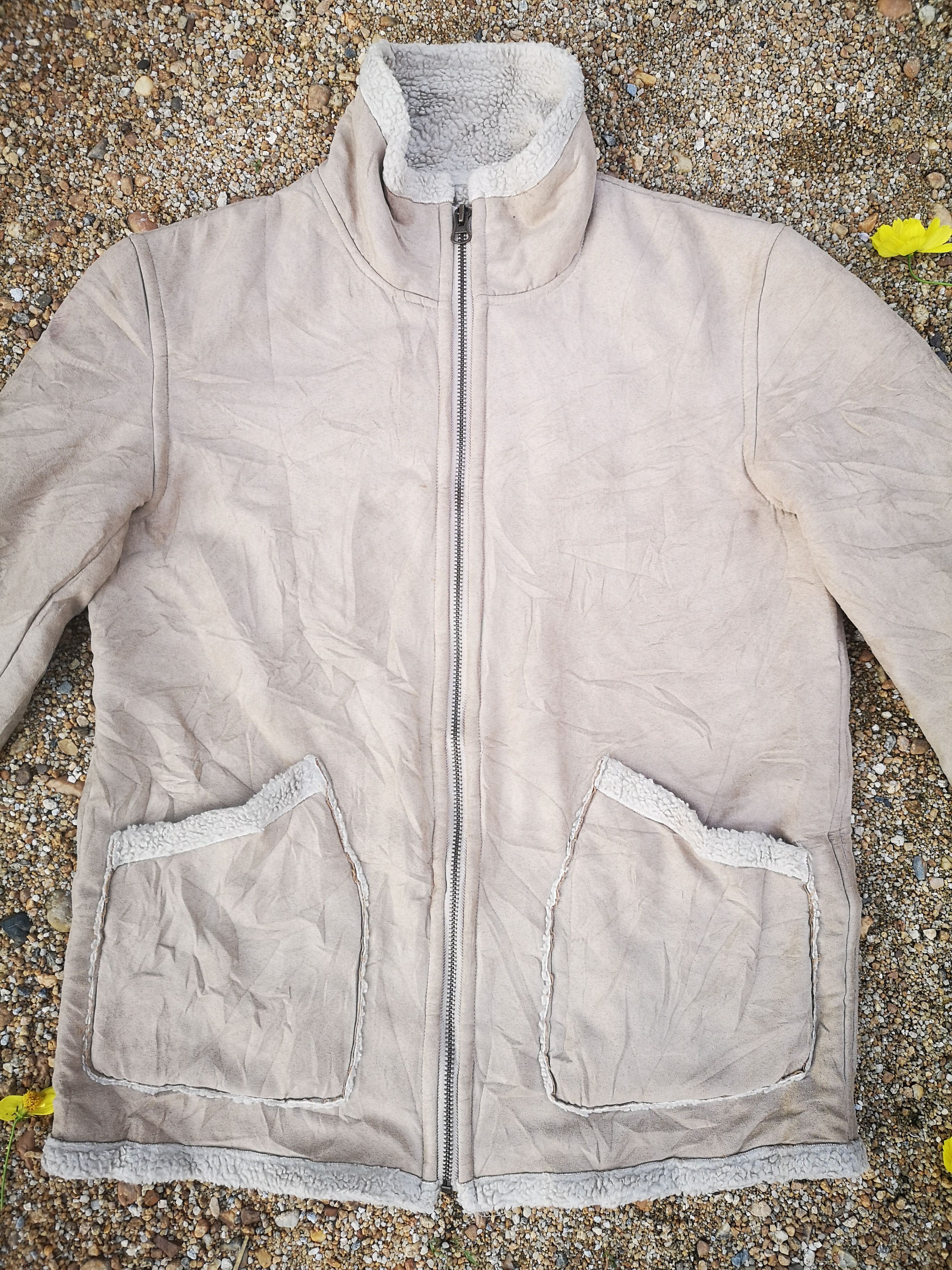 Japanese Brand Kansai Sherpa Zipper Jacket Size US L / EU 52-54 / 3 - 3 Thumbnail