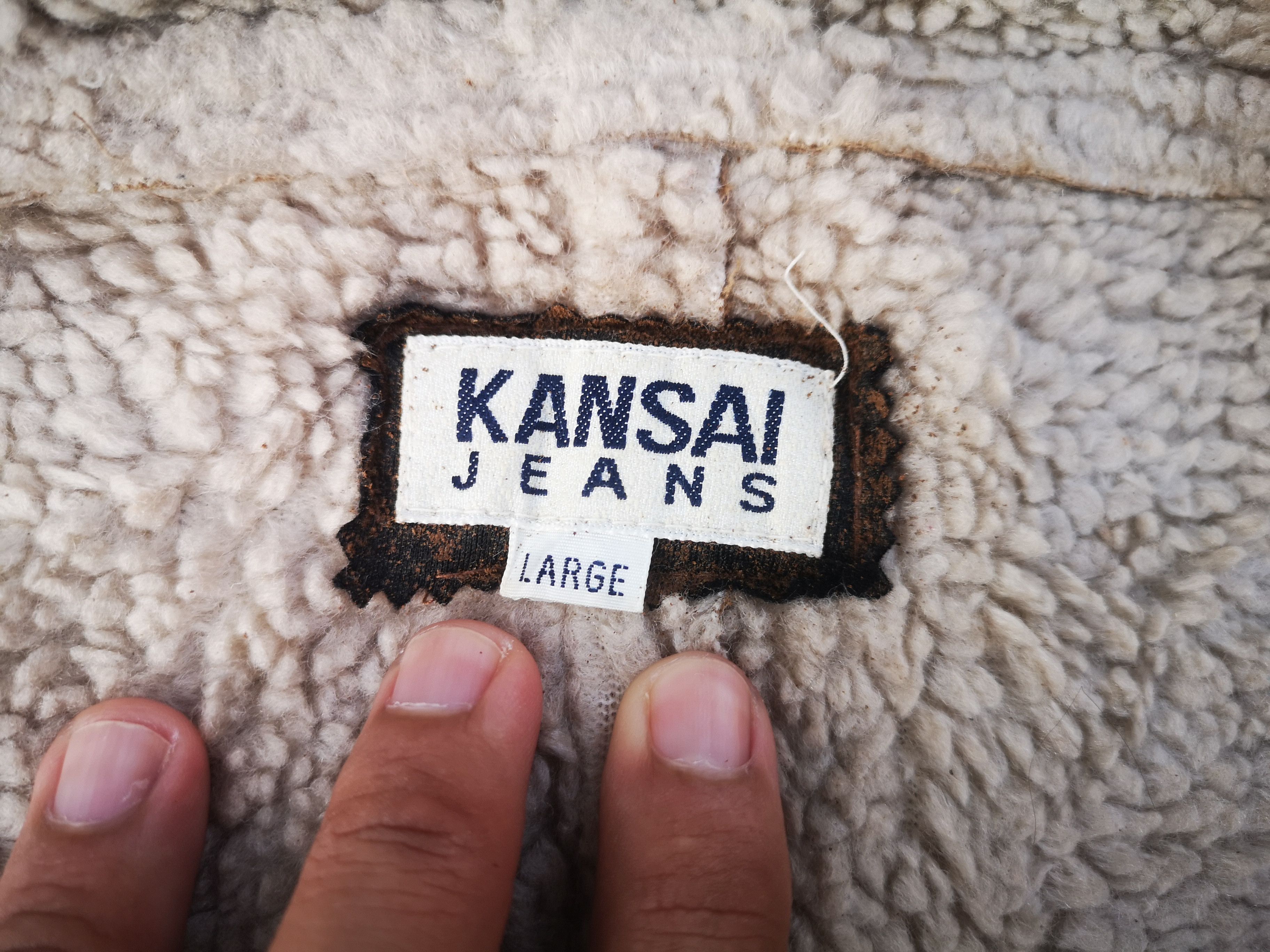 Japanese Brand Kansai Sherpa Zipper Jacket Size US L / EU 52-54 / 3 - 10 Thumbnail